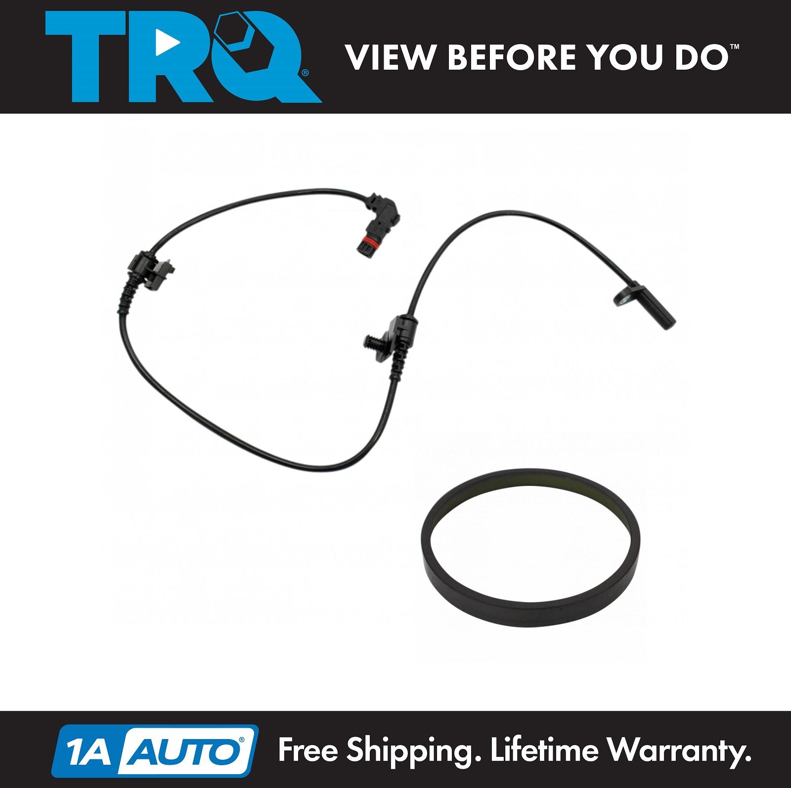 Front LH or RH Side ABS Wheel Speed Sensor w/ Tone Ring Set for AWD eBay