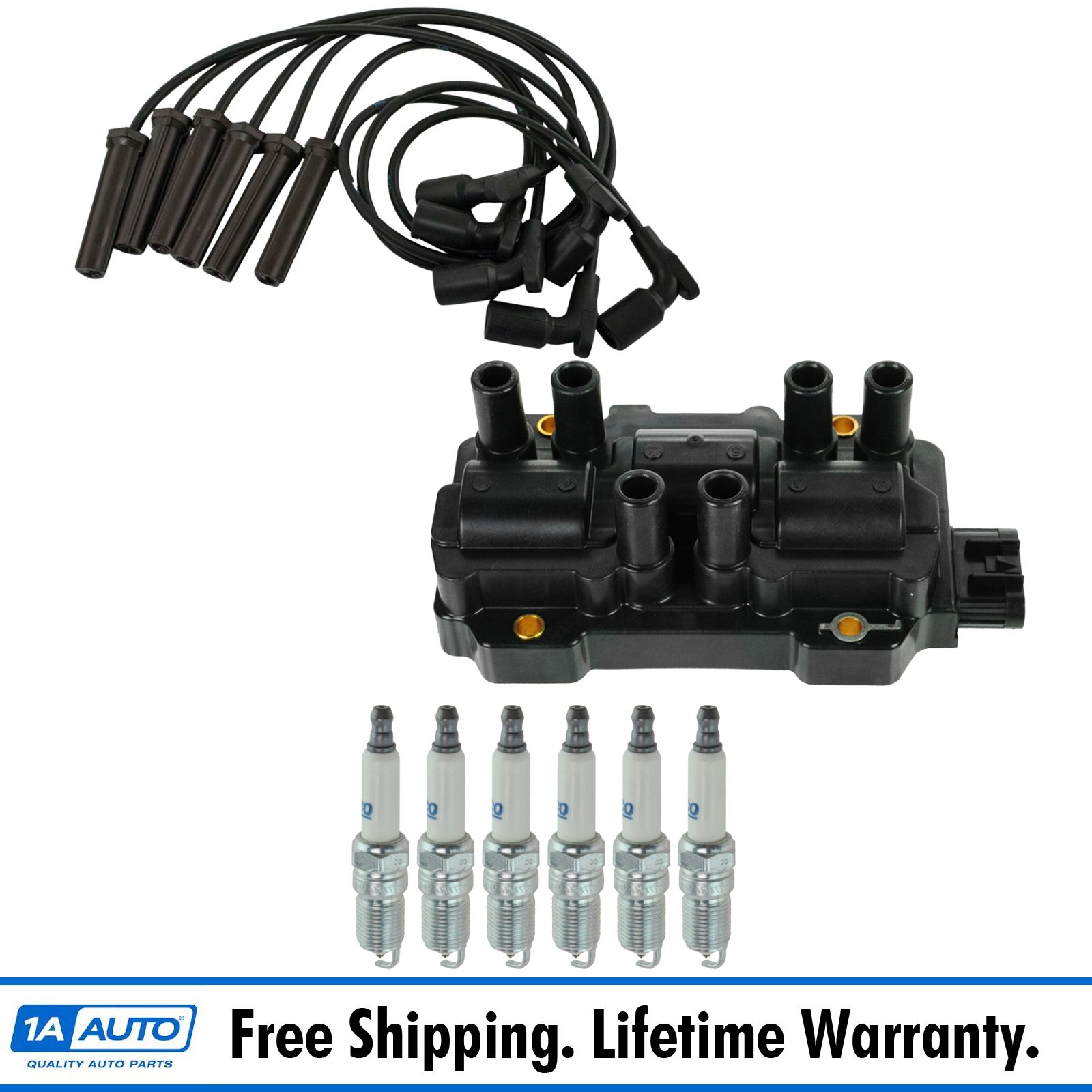 Engine Ignition Coil Pack Spark Plug & Wire Kit Set for Buick Chevy Pontiac eBay