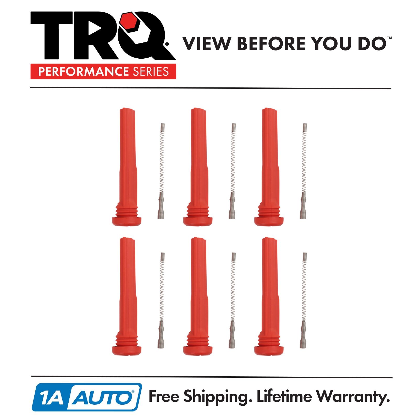 <b>6 Piece Ignition Coil Boot Set</b>