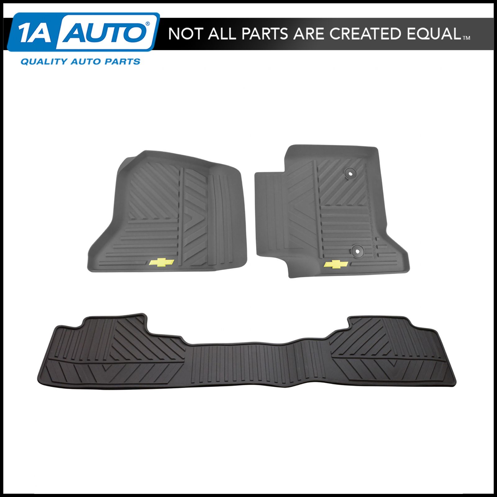 Details About Oem Floor Mat Rubber Cocoa Front Rear Kit Set Of 3 For Chevy Pickup Truck New