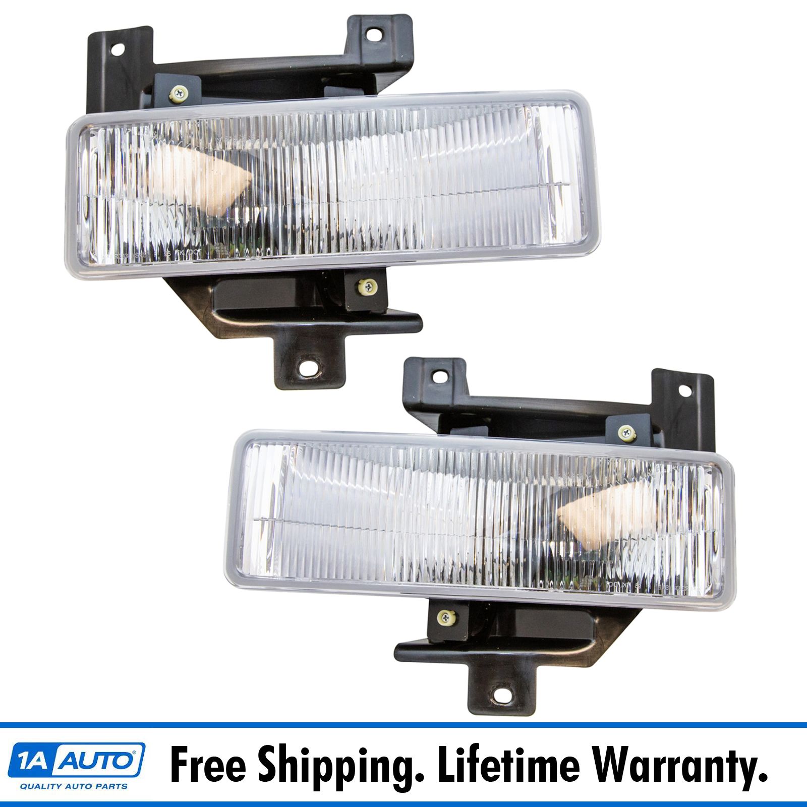 New Set of 2 Fog Lights Lamps Driver /& Passenger Side F150 Truck F250 LH RH Pair