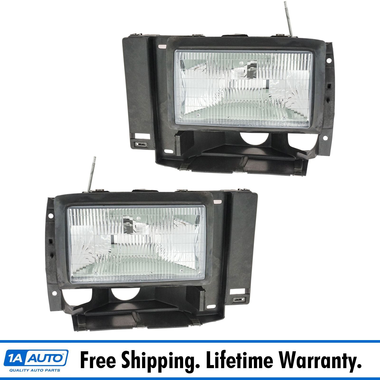 Ford Explorer Bronco II Headlight Headlamp Pair