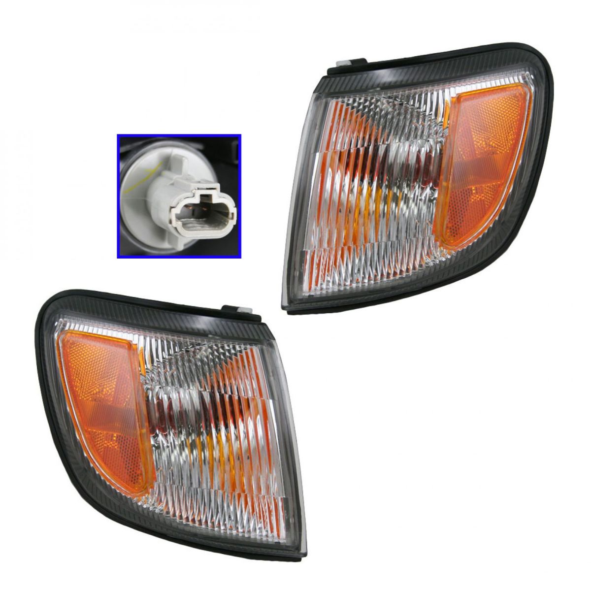 Front Side Marker Corner Turn Signal Light Lamp Pair Set for Subaru