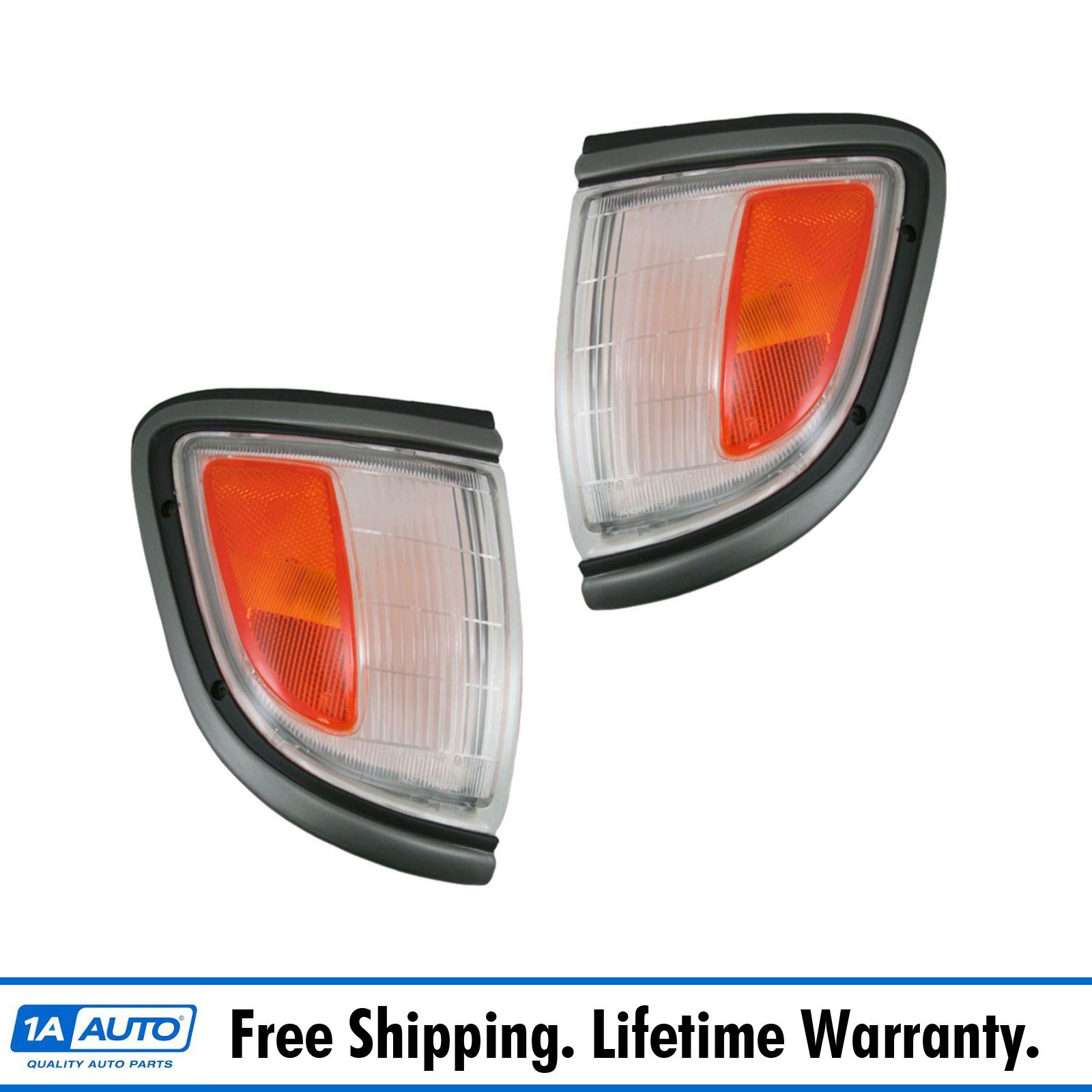 Pair Set Park Signal Side Marker Light Fits Toyota Tacoma Pickup Truck 95-97