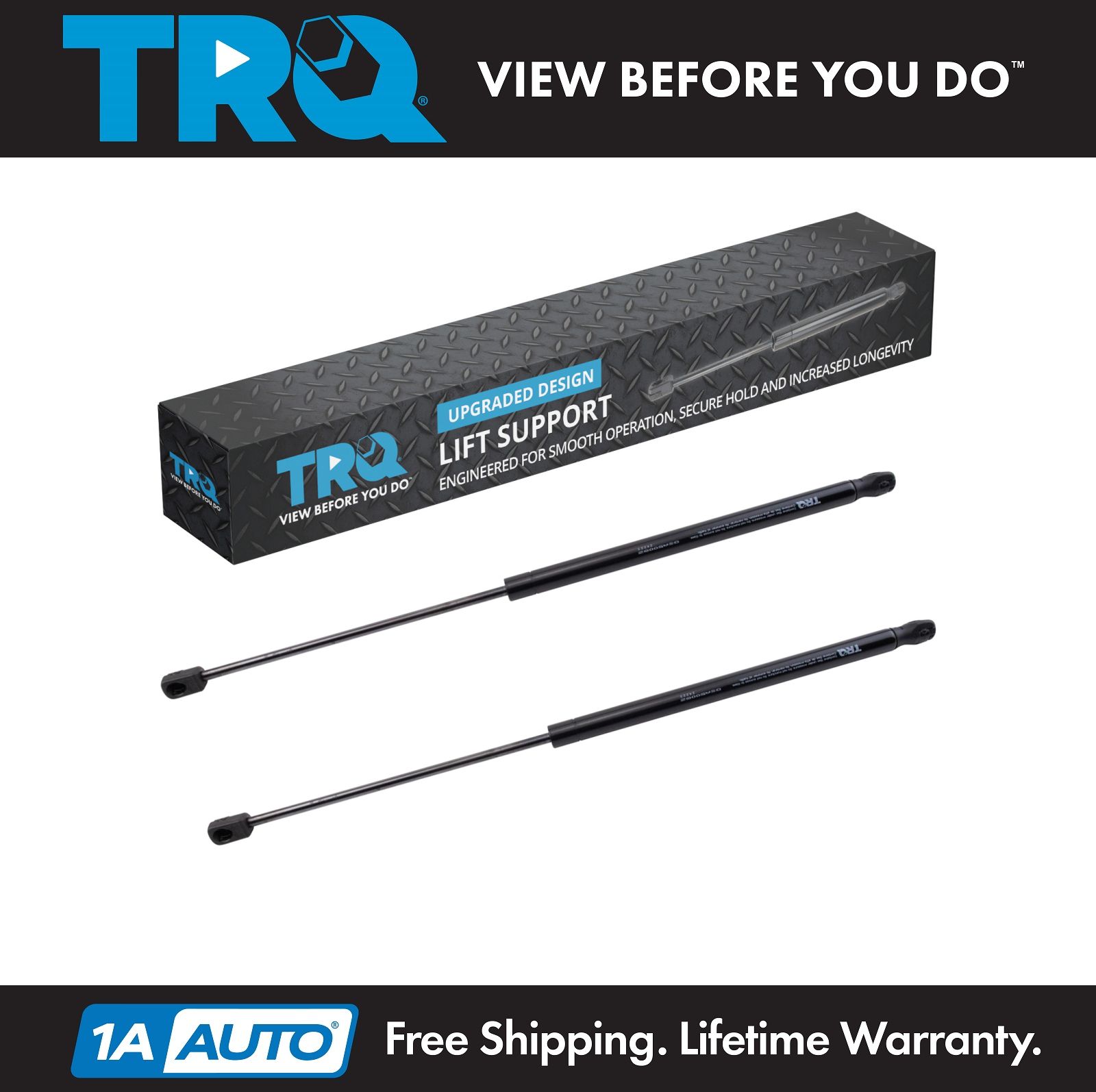 TRQ Liftgate Lift Support Shock Strut Set Fits 2002-2005 Lexus
