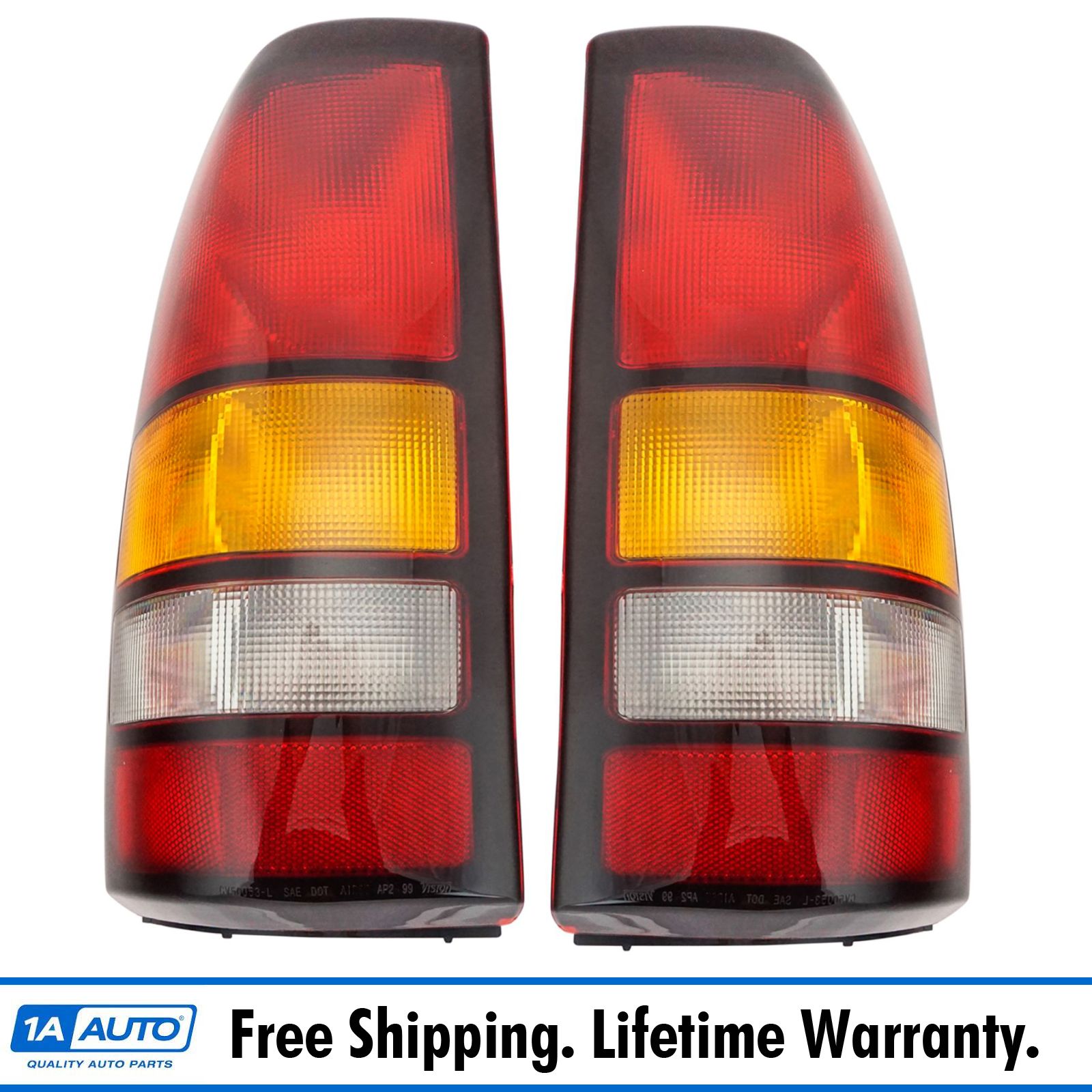 2004 - 2007 GMC Sierra Tail Light taillamp Pair NEW