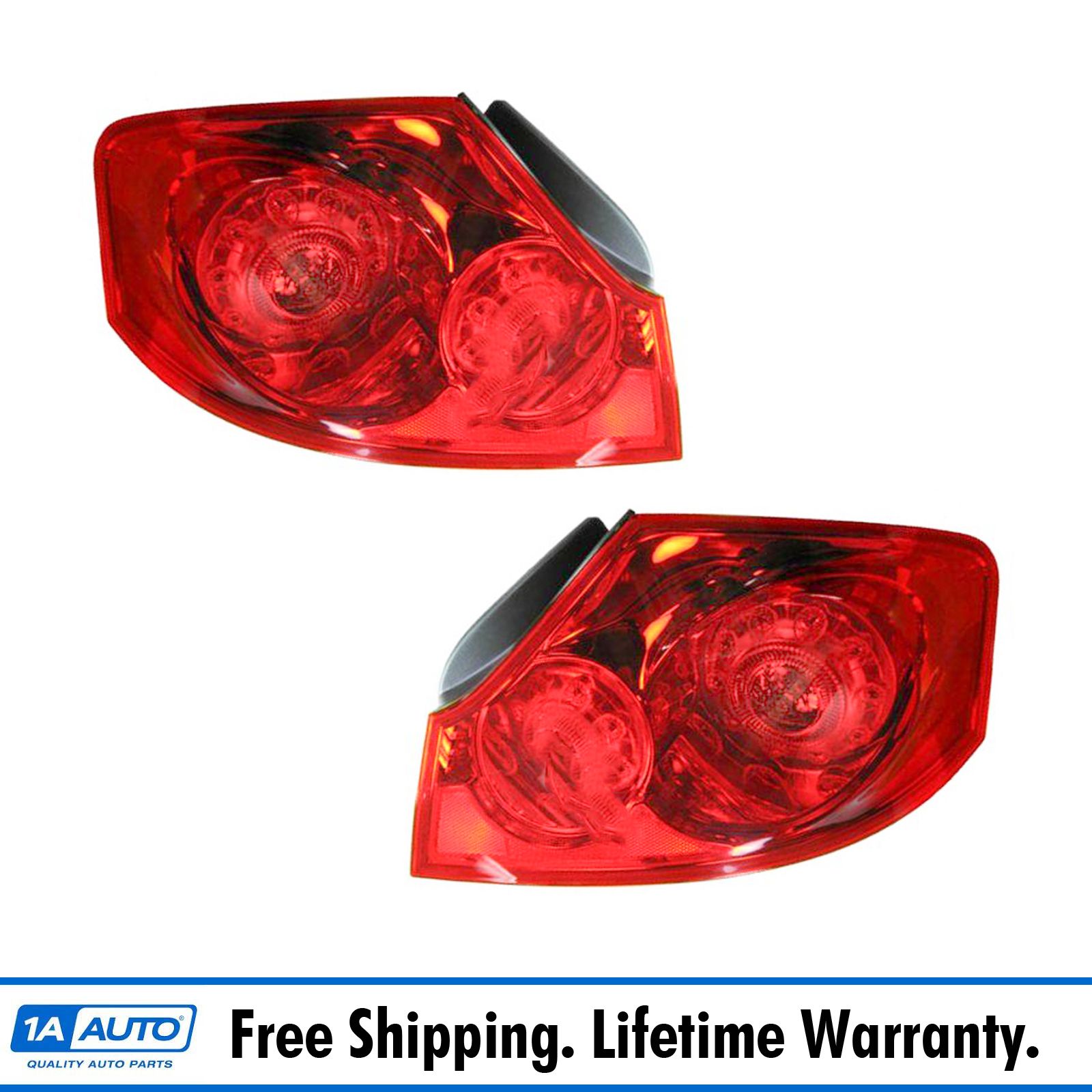 Taillight Taillamp Left Right Pair Set For Infiniti G25 G35 G37
