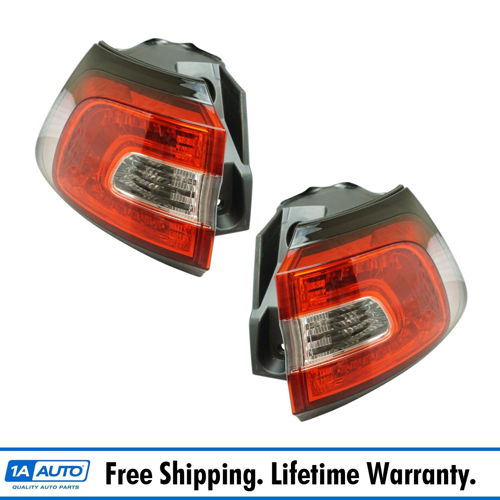 Outer Quarter Panel Mounted Tail Light Lamp LH & RH Pair