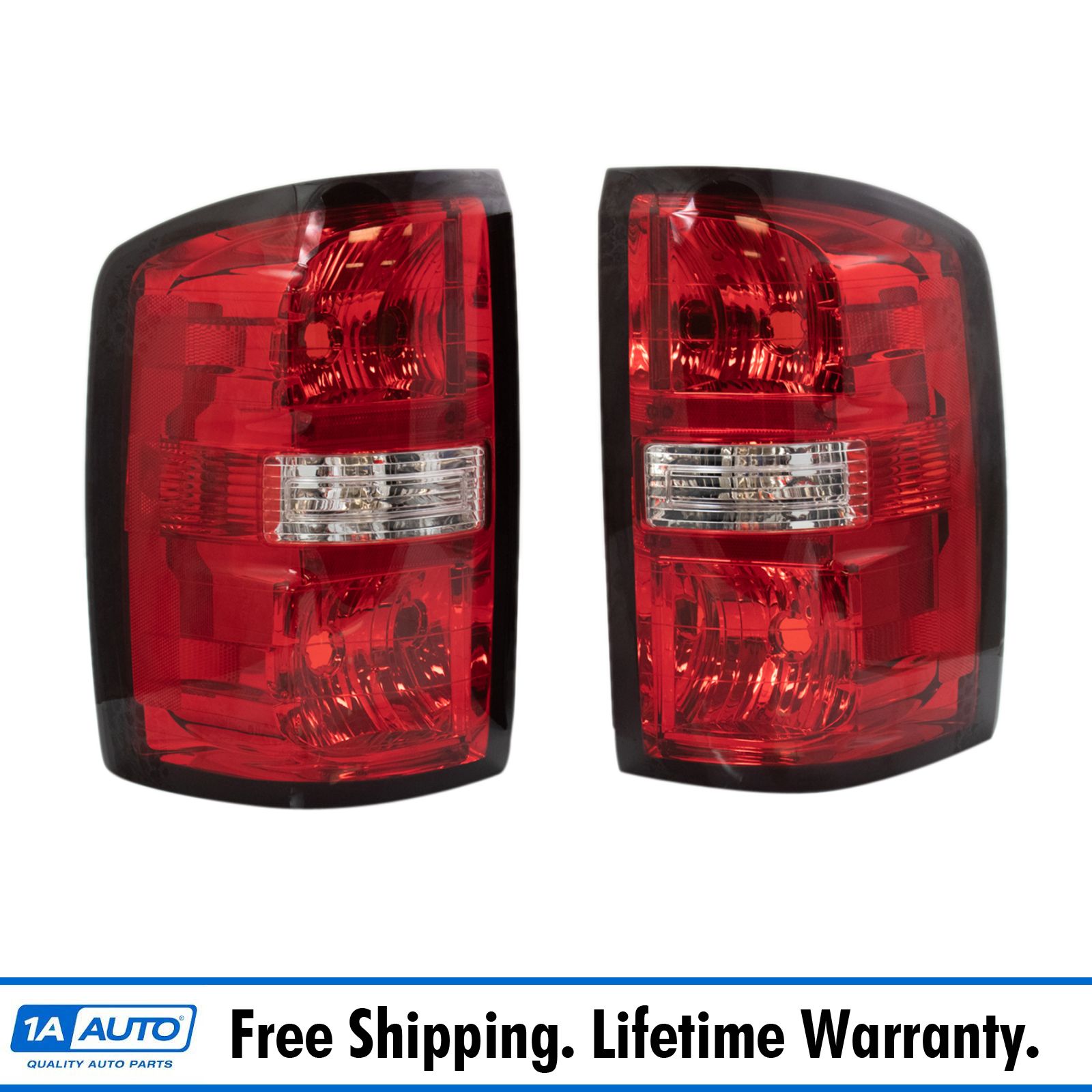 Tail Light Lamp Assembly Pair LH RH Left Right Sides for GMC Sierra