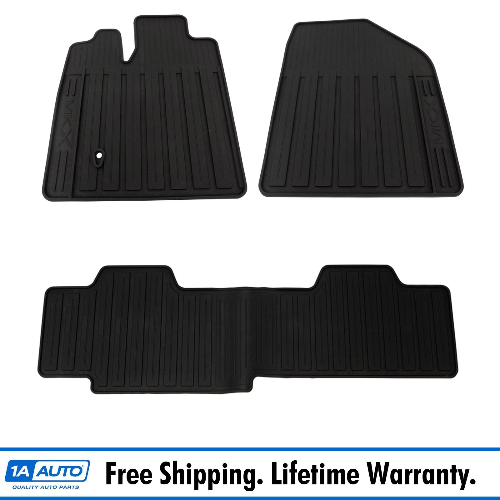 Oem Pt9084700w02 All Weather Floor Mat Pair Lh Rh Front Black