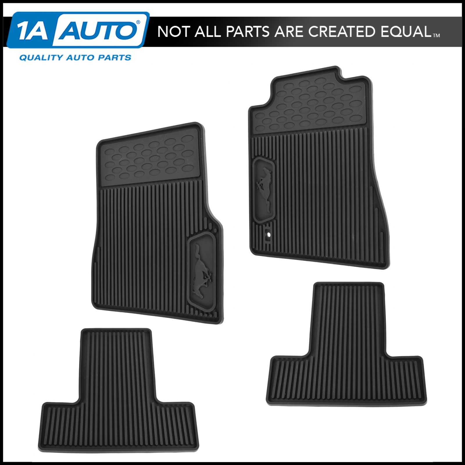 Oem All Weather Floor Mat Set Of 4 Lh Rh Front Rear Ebony For