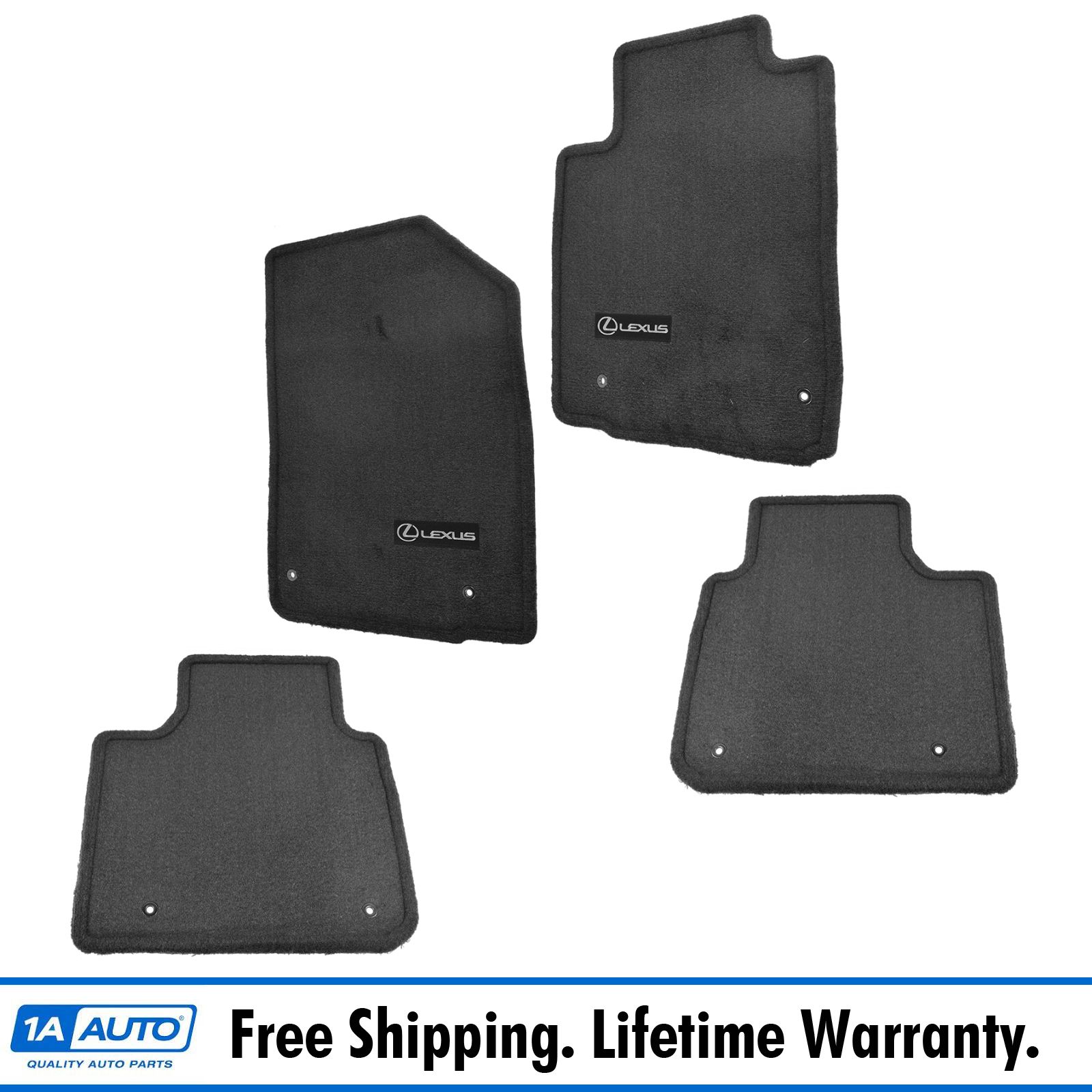 Oem Floor Mat Black Carpet Set Of 4 Lh Rh Front Rear For 07 12