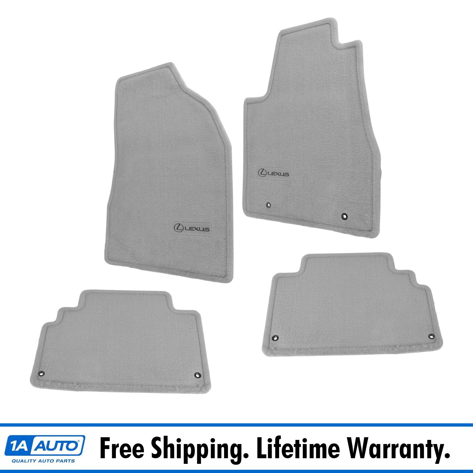 Oem Floor Mat Carpet Set Of 4 Lh Rh Front Rear Light Gray For