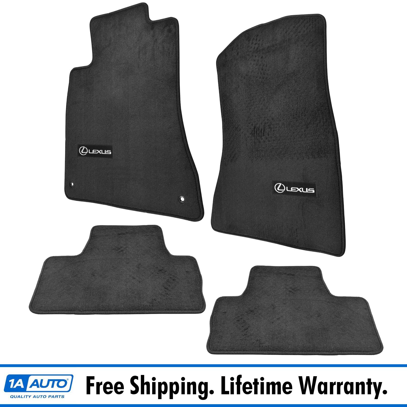 Oem 4 Piece Carpet Floor Mat Kit Front Rear Set Lh Rh Sides