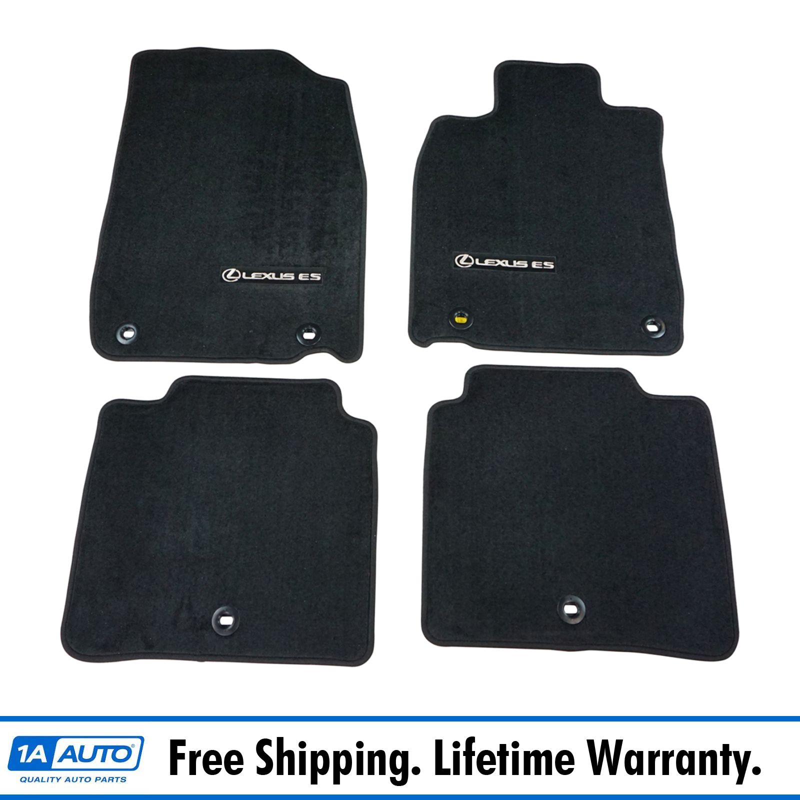 Oem Pt2083313020 Black Carpet Floor Mat Kit Set Of 4 For Lexus