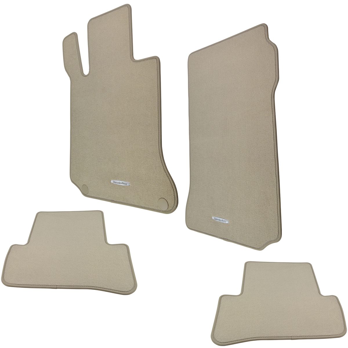 OEM 204-680-21-48-8P90 Carpet Floor Mat Cashmere Kit Set of 4 for