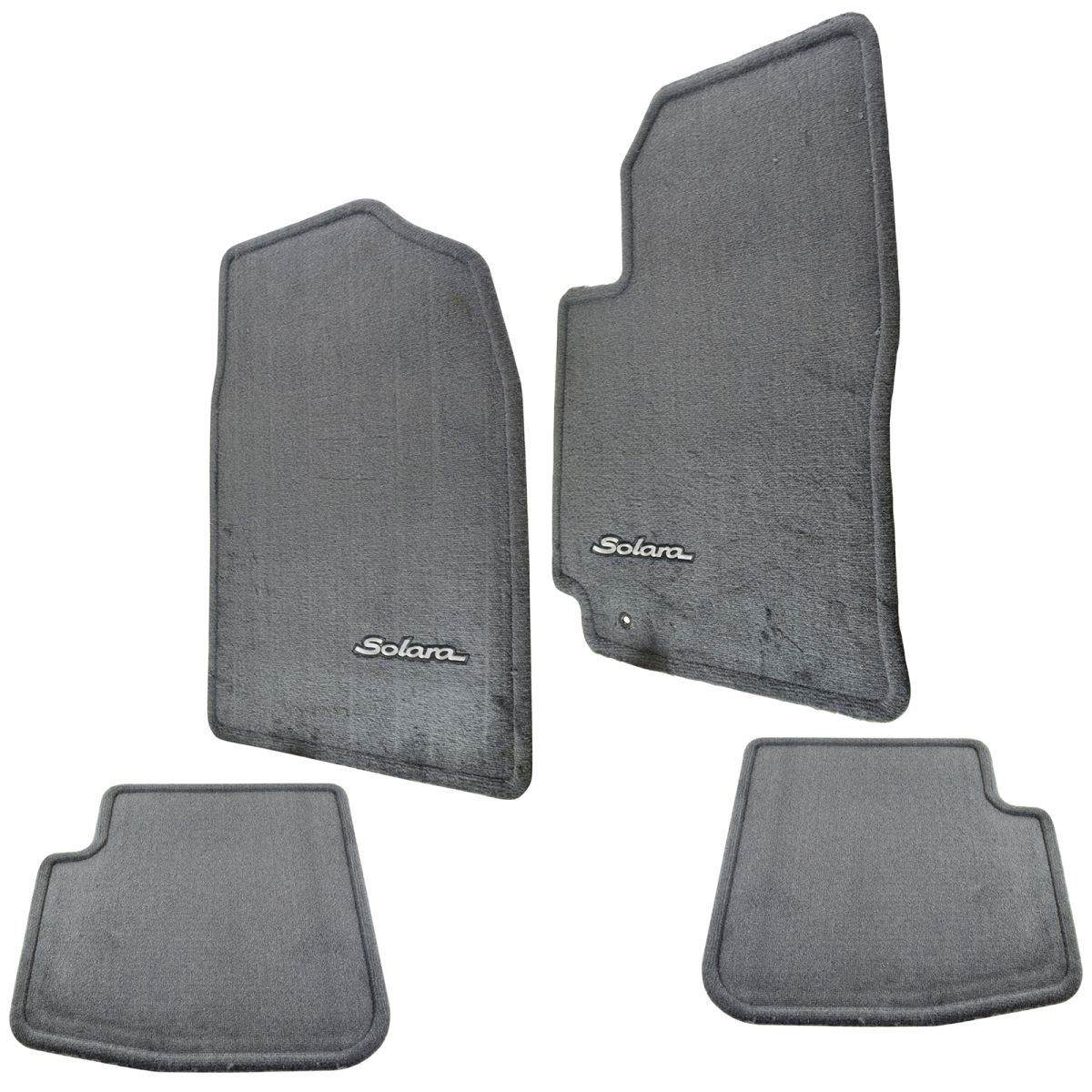Toyota Solara Gray Carpet Floor Mat Kit Set of 4 Front & Rear