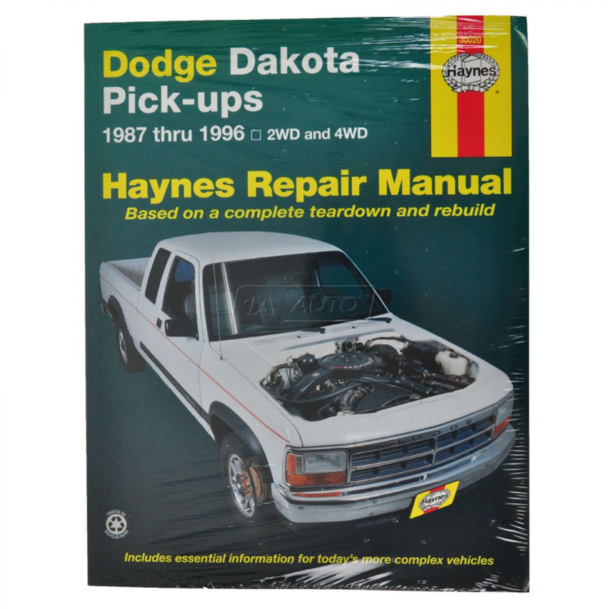 87 - 92 93 94 95 96 Dodge Dakota Haynes Repair Manual
