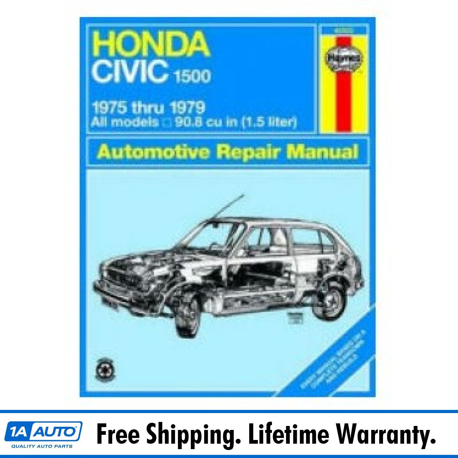 Haynes Repair Manual for 1975-1979 Honda Civic 1500