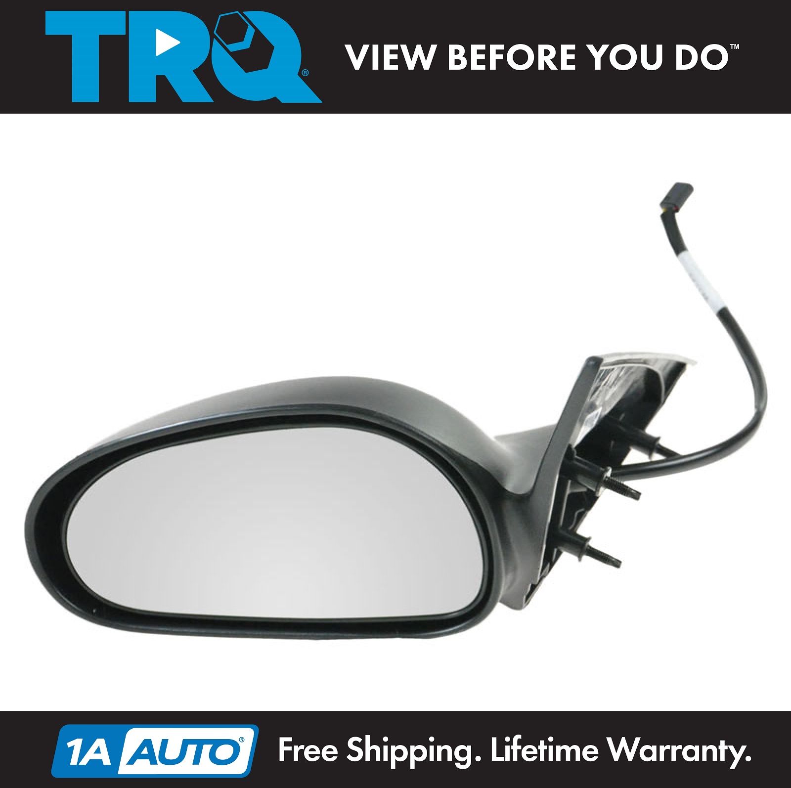 Non-Folding Textured MUSTANG 96-98 MIRROR RH Non-Heated Power
