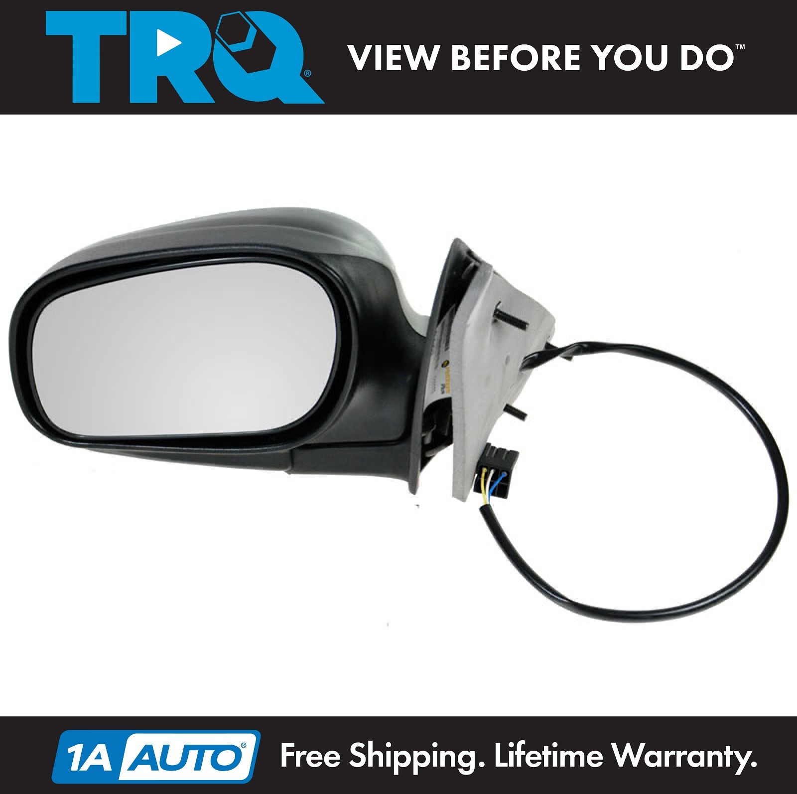 Trq Power Side View Mirror Driver Left Lh For 98
