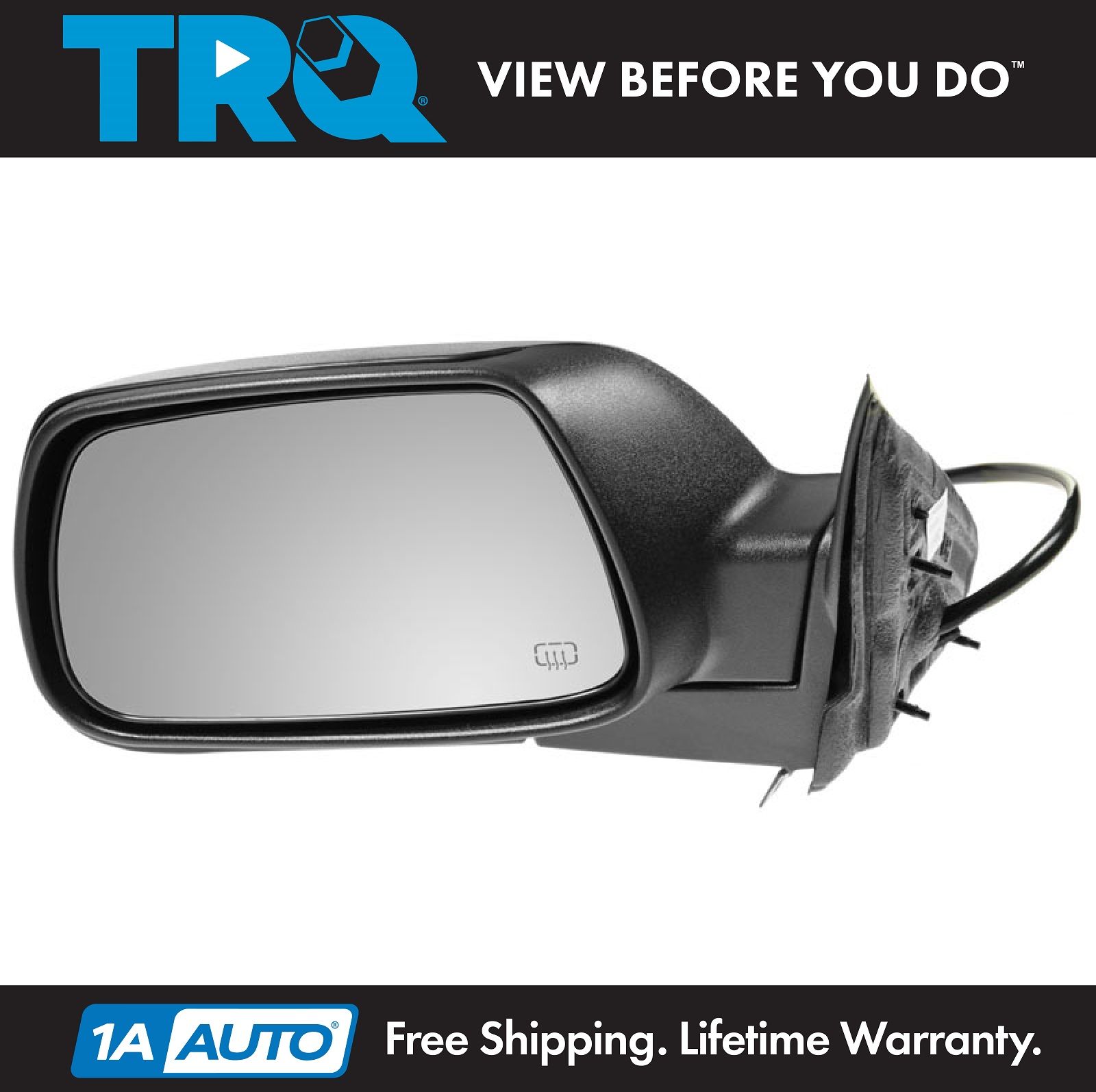 TYC 93-95 Grand Cherokee Power Non-Heated Rear View Fold Mirror Left Driver Side