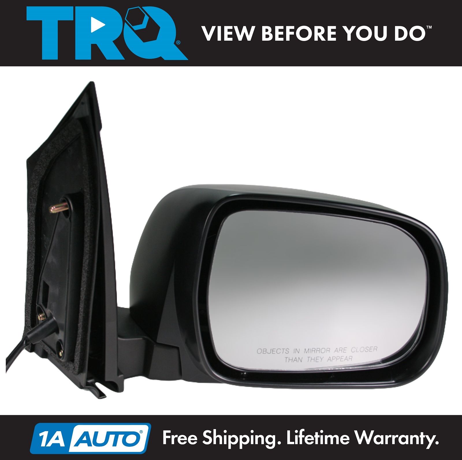 Power Side View Mirror Folding Passenger Right RH NEW for 04-10 Toyota Sienna