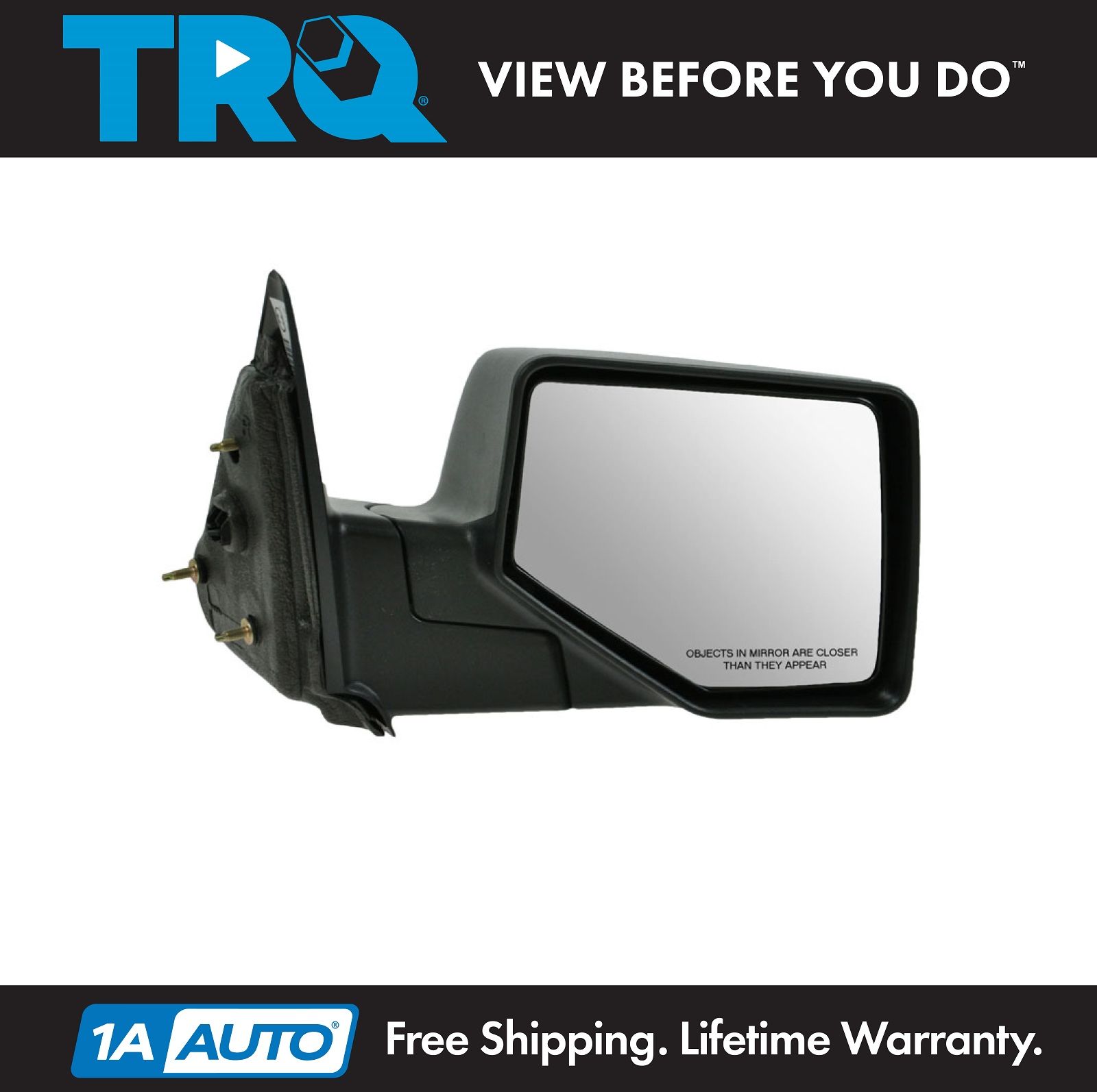2006-2010 Ford Ranger Manual Textured Mirror Folding RH