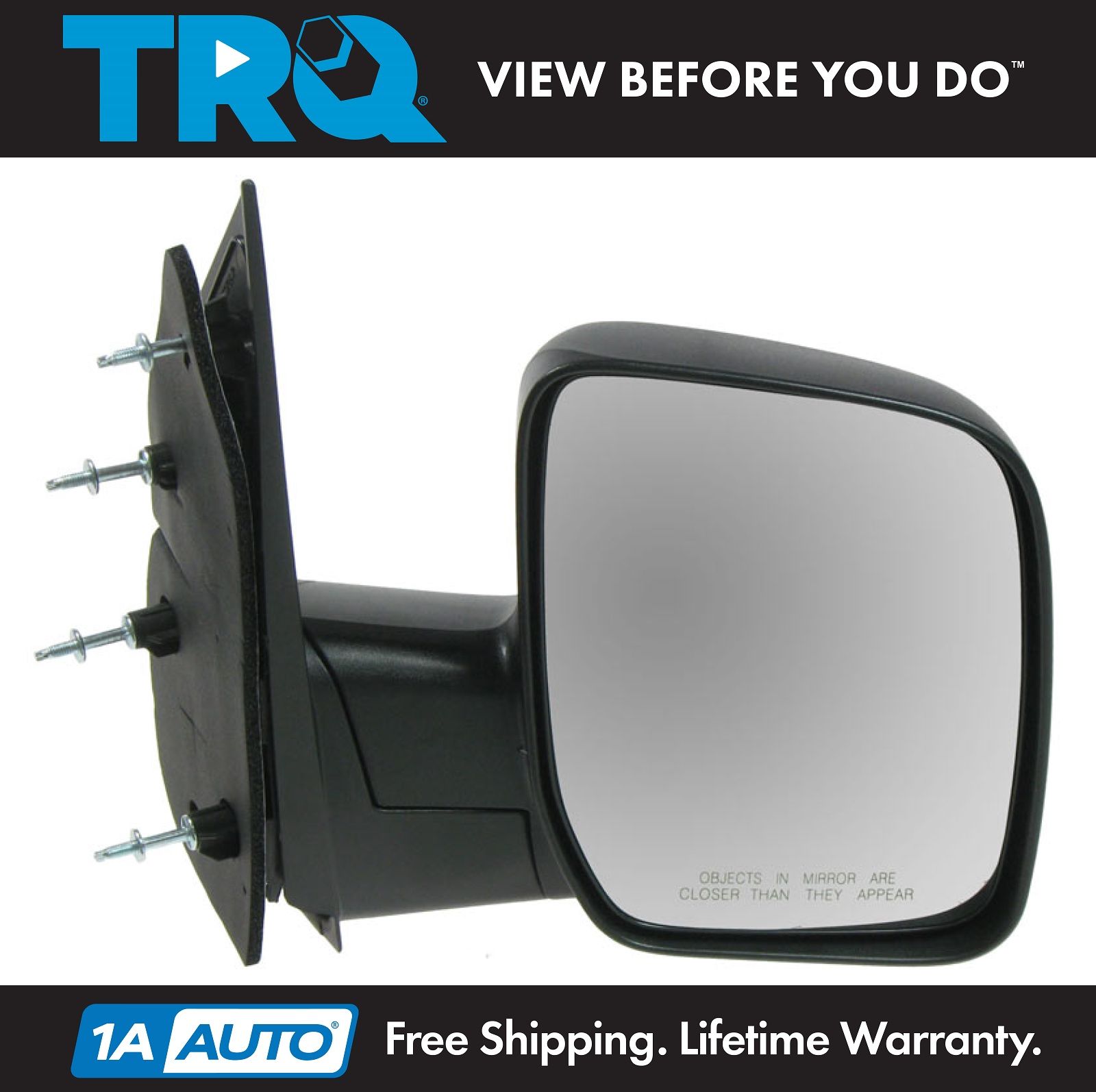 New Mirror for E150 Van E250 E350 E450 E550 Right Hand Side Passenger RH Ford 02