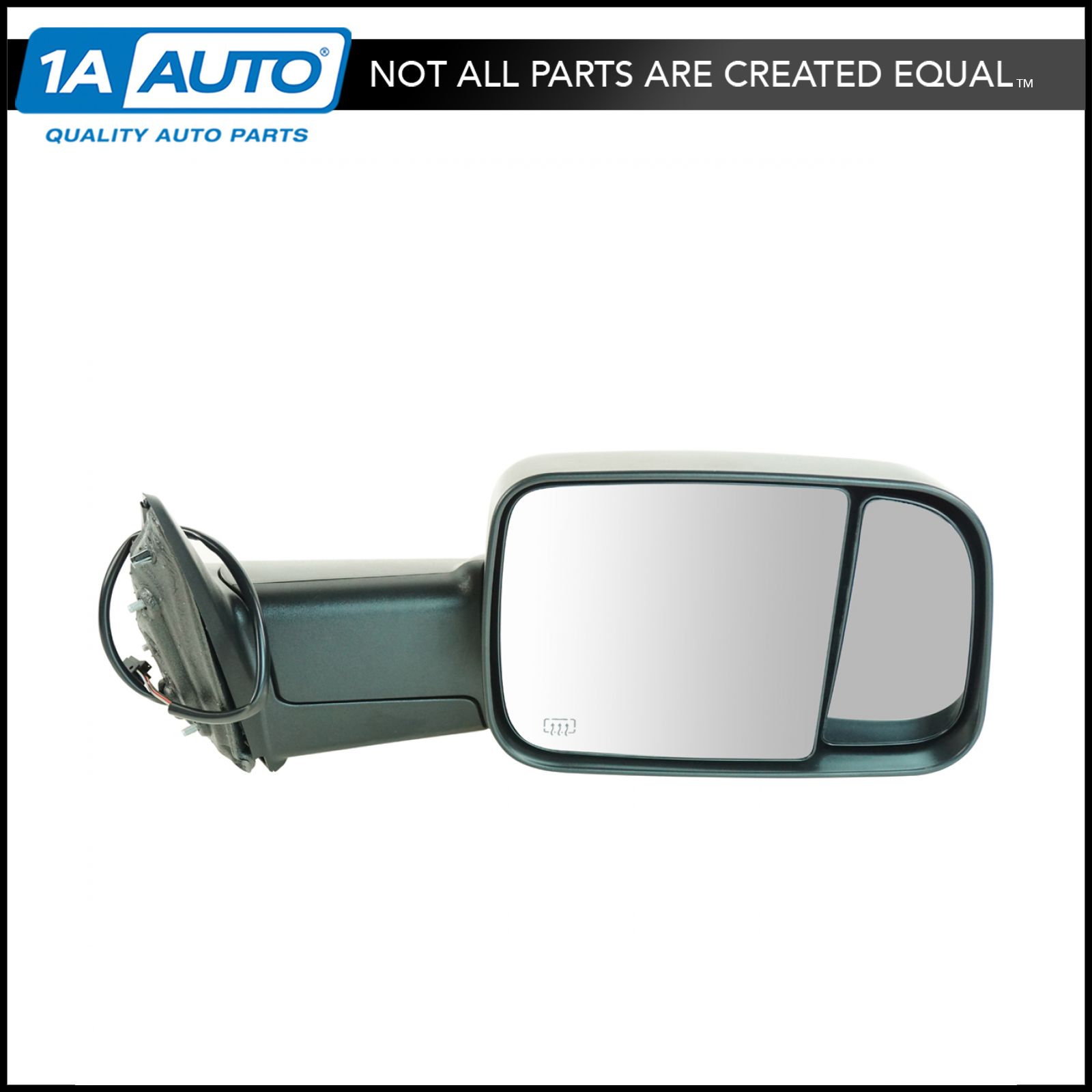 New Right Power Heated Towing FlipUp Mirror Dodge For Ram 1500//2500//3500 02-2009