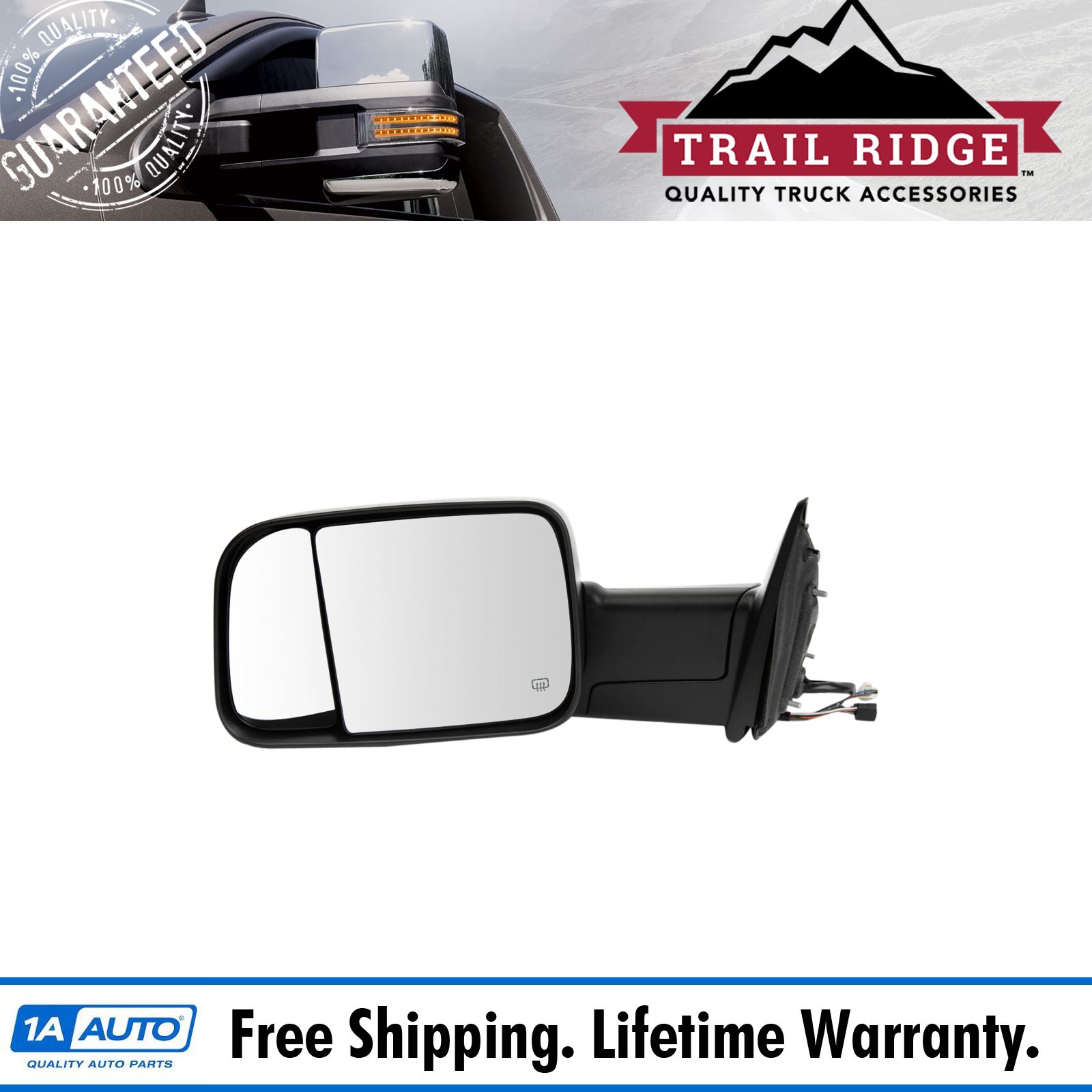 Mirror Power Folding Heated Memory Puddle LH Driver Side for 00-06 BMW X5