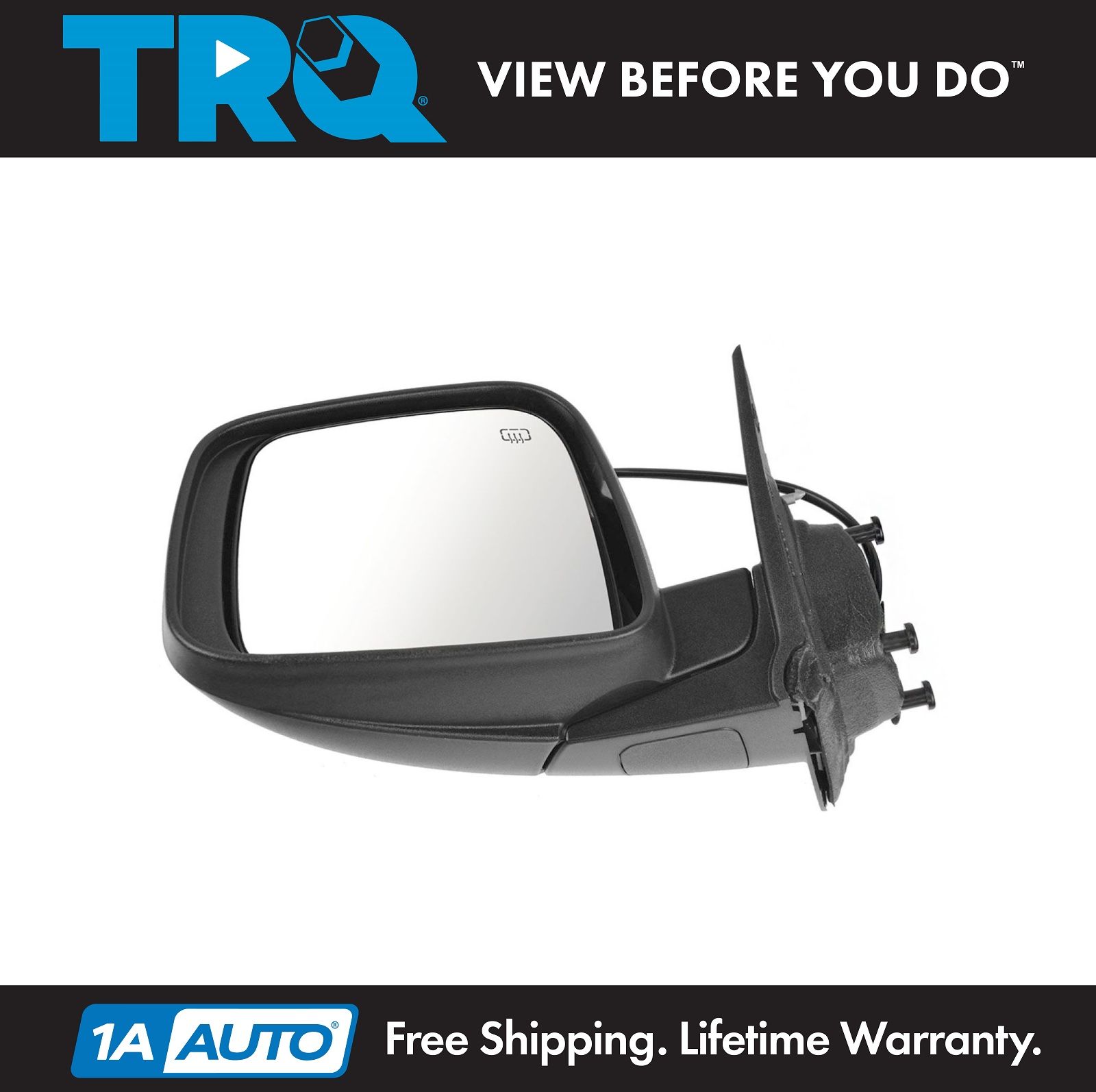 for 2004 2009 Dodge Durango Left Driver Mirror Power//Heated W// Memory Foldable