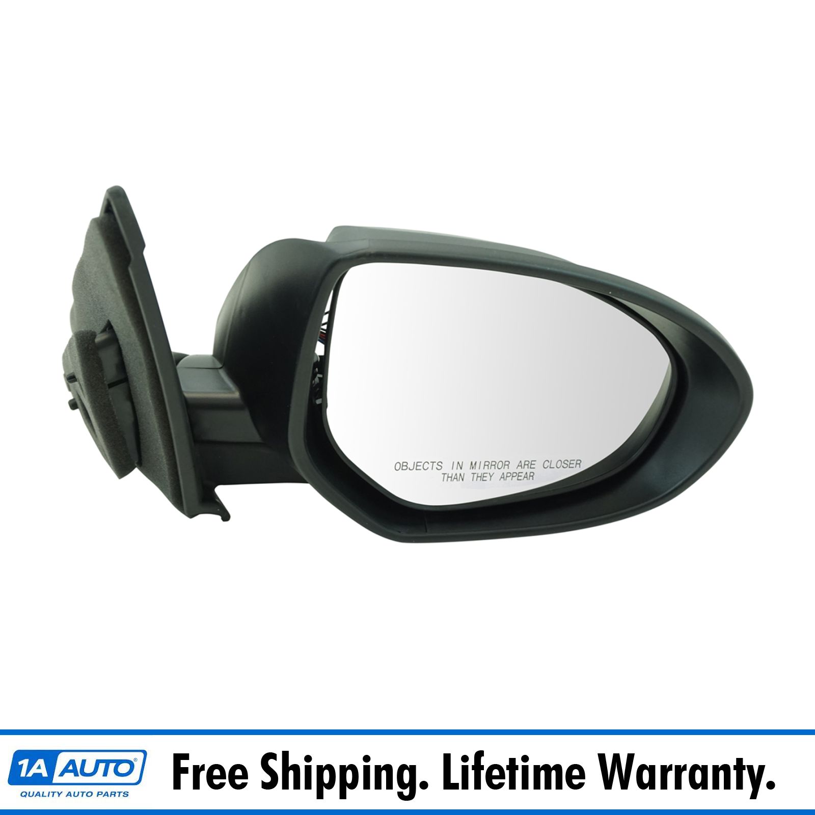 10-13 Mazda Mazda3 Driver Side Mirror Replacement With Signal Lamp Heated