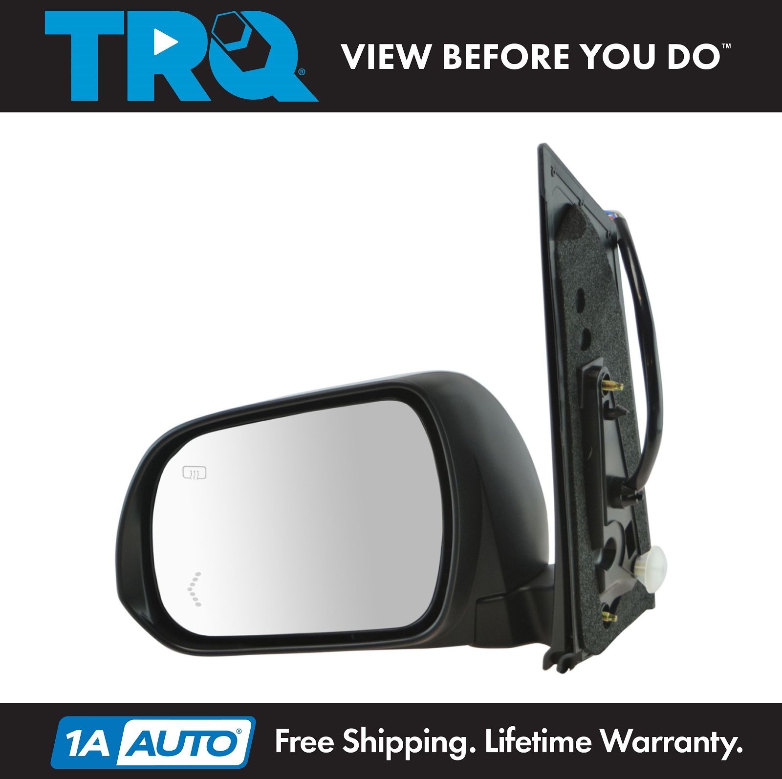 Mirror Power Folding Heated Memory Puddle LH Driver Side for 00-06 BMW X5