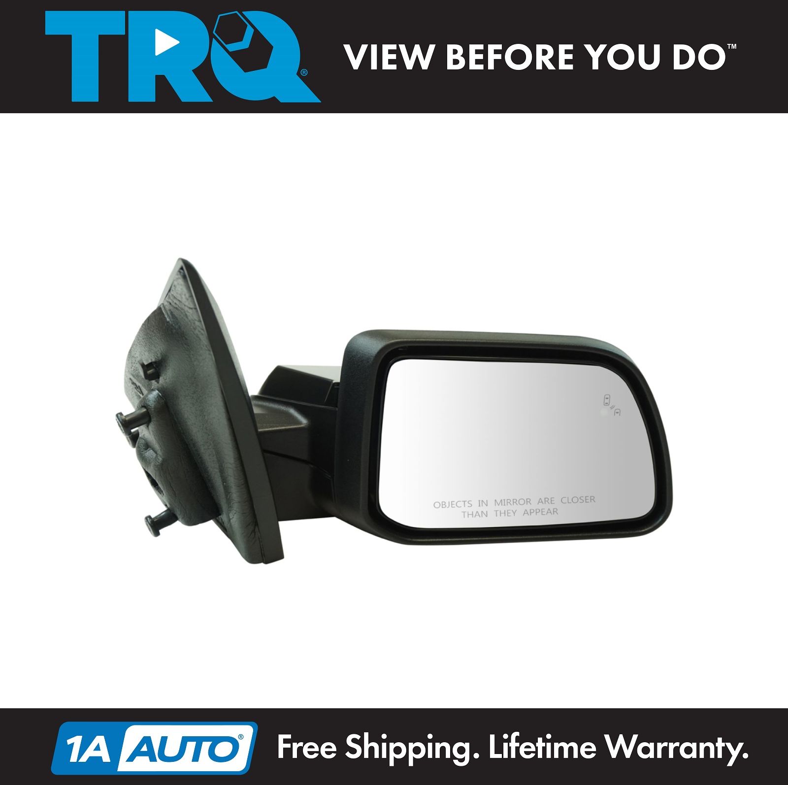OEM Power Heated w// Blind Spot Puddle Light Side View Mirror RH for Ford Mercury