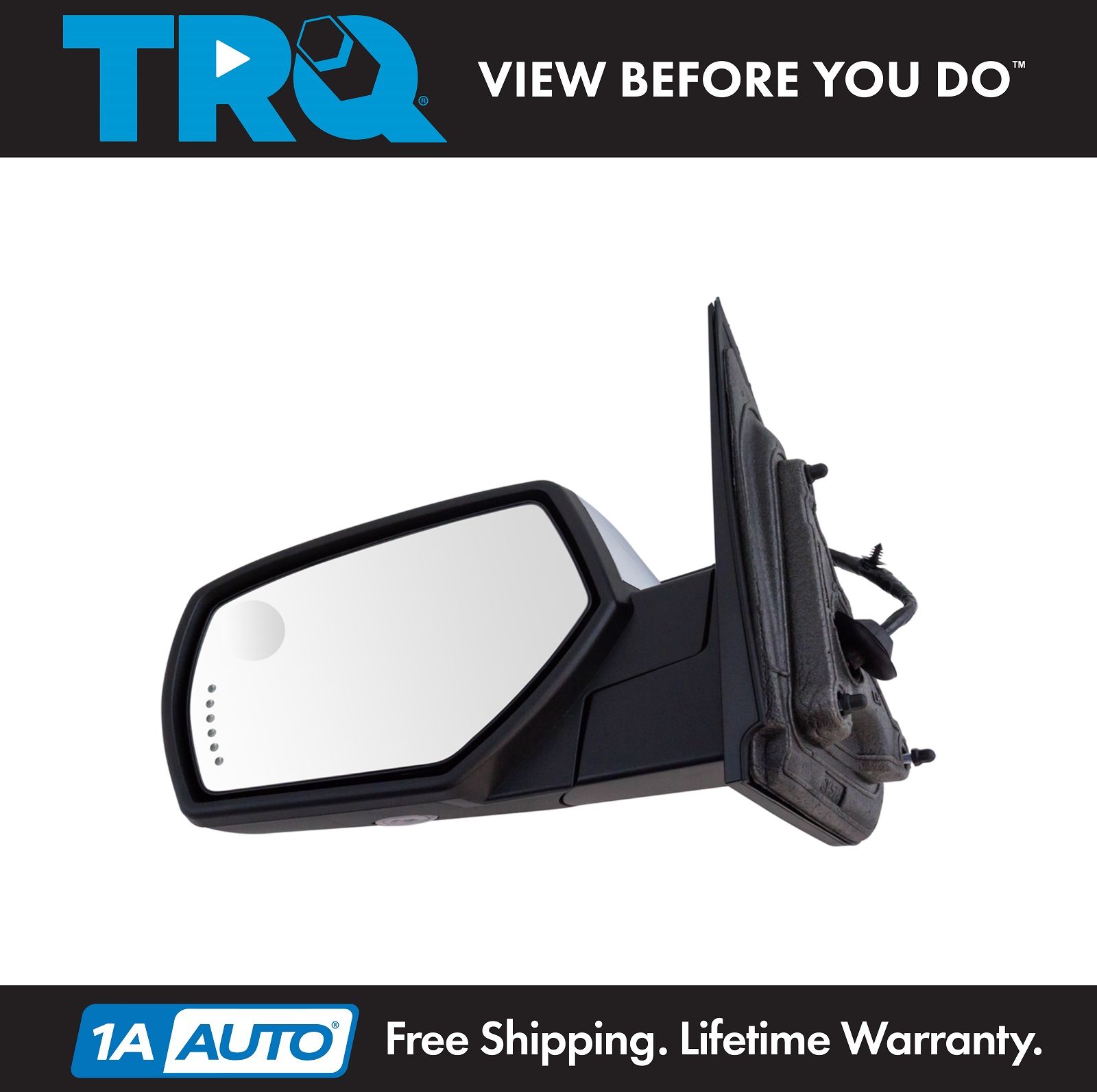 Mirror Power Folding Heated Memory Puddle LH Driver Side for 00-06 BMW X5
