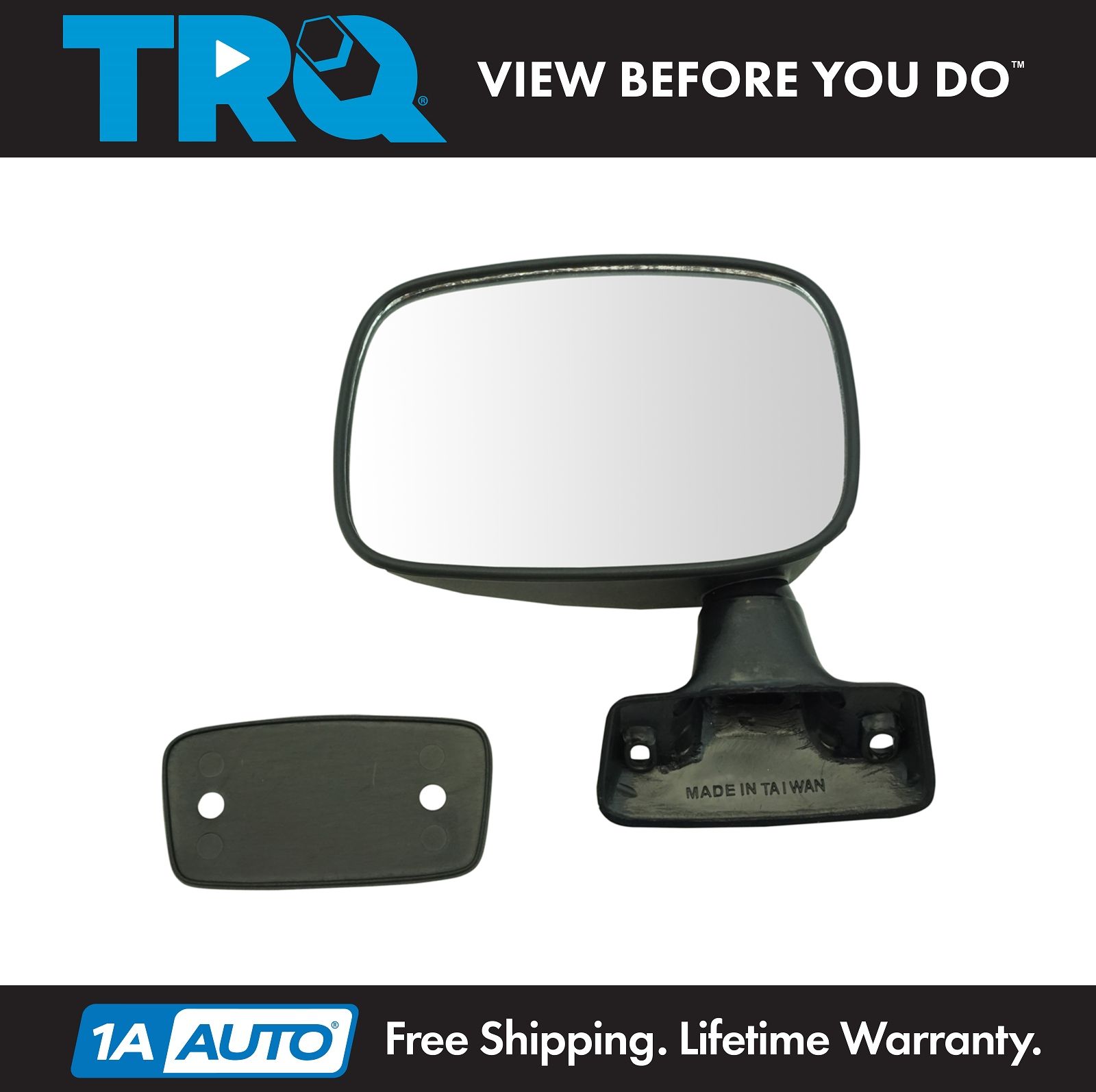 「RT-182813 TRQ Left Mirror Drivers Side For 79-83 Toyota Pickup TO1320105 | eBay
