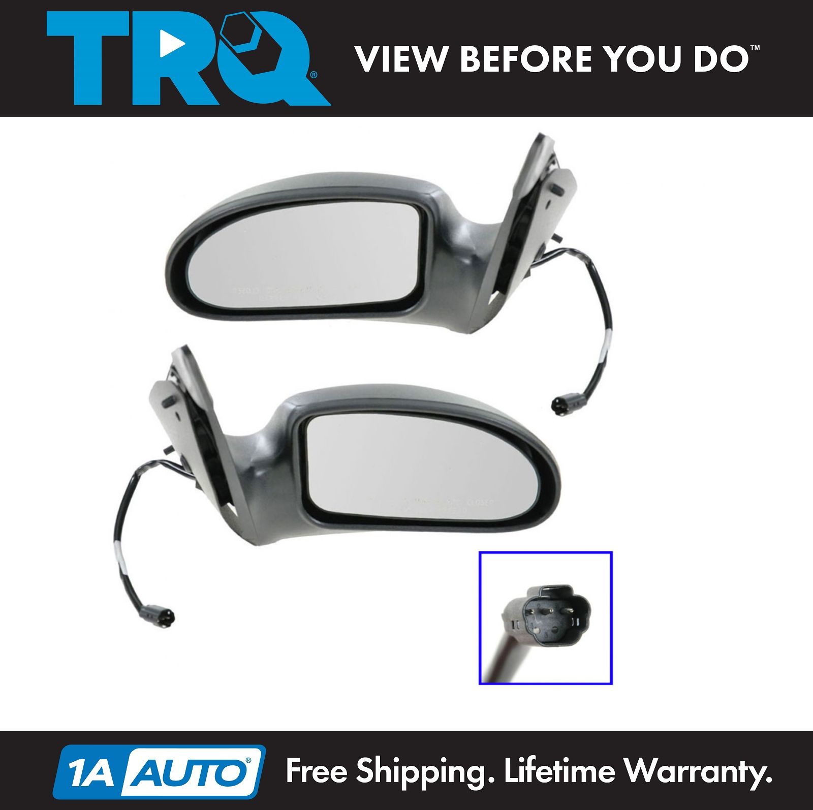 00 01 02 03 04 05 06 07 Ford Focus Power Mirror Pair