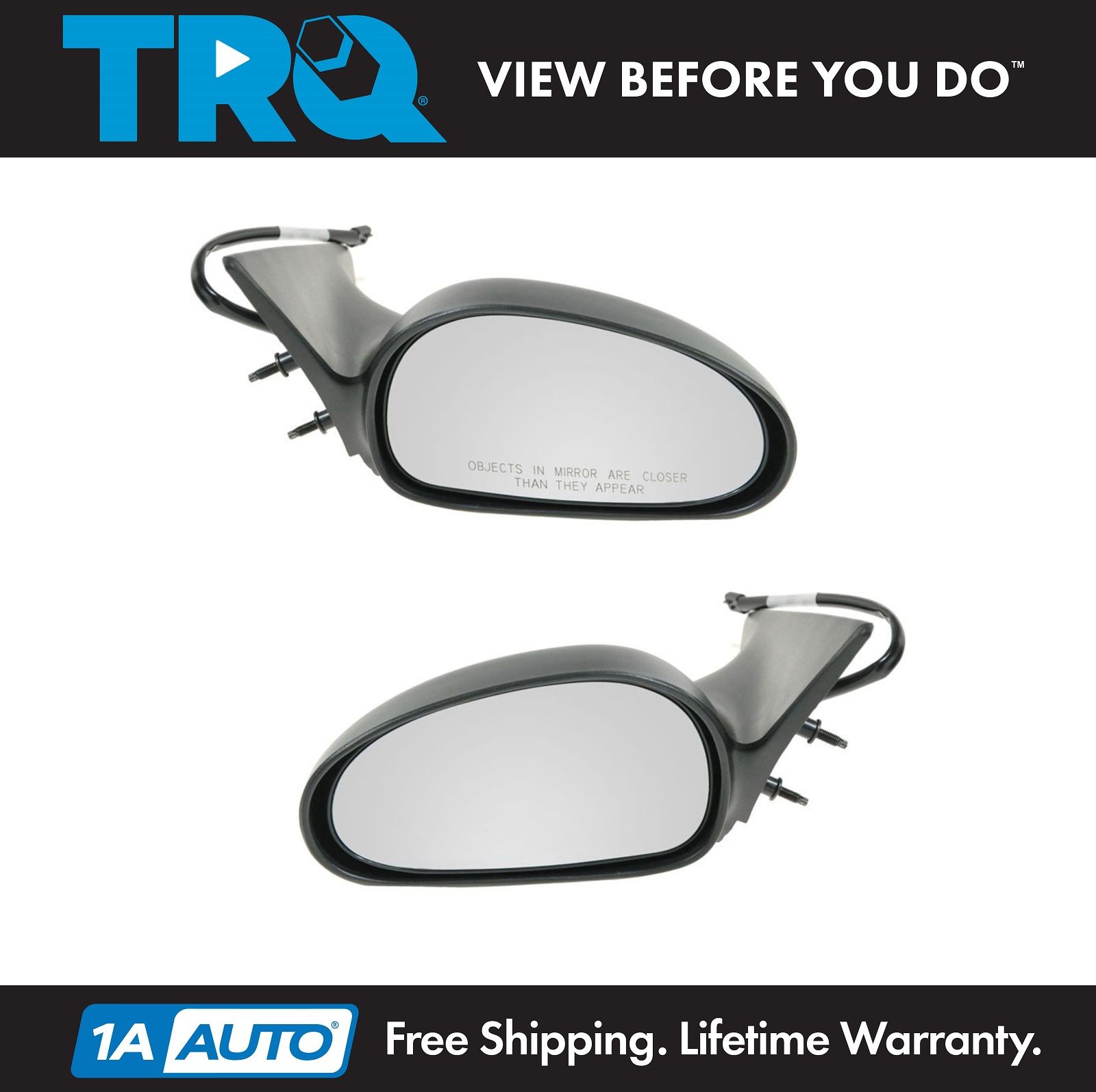 1996 1997 1998 Ford Mustang Power Mirror Pair NEW