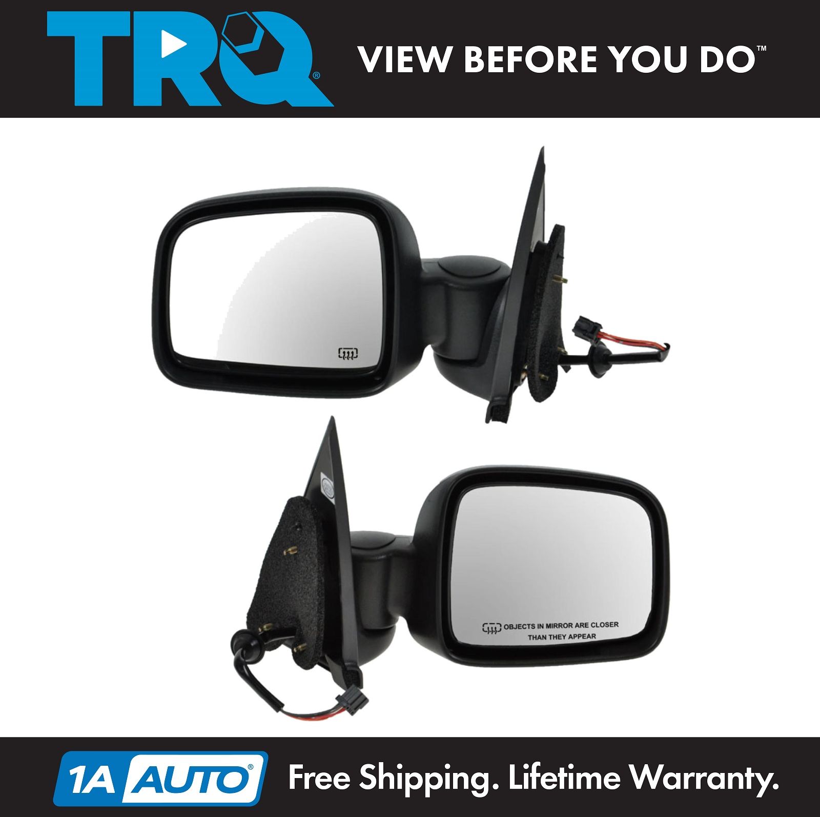 Power Heated Mirrors Pair for Jeep Liberty 02 03 04 05-07