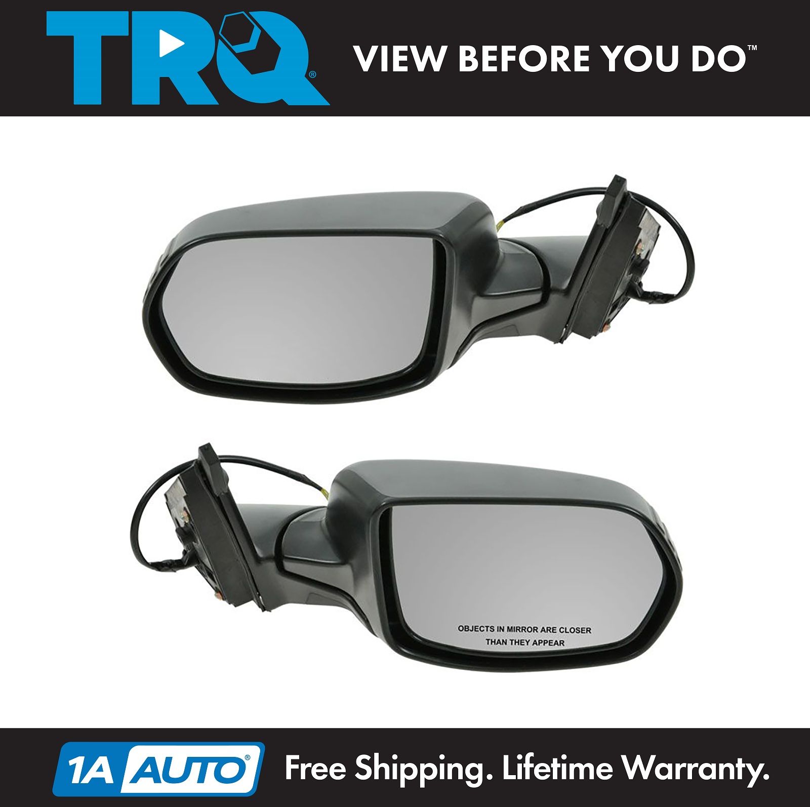 Folding Power Side View Mirror Passenger Right RH for 07-11 Honda CR-V CRV