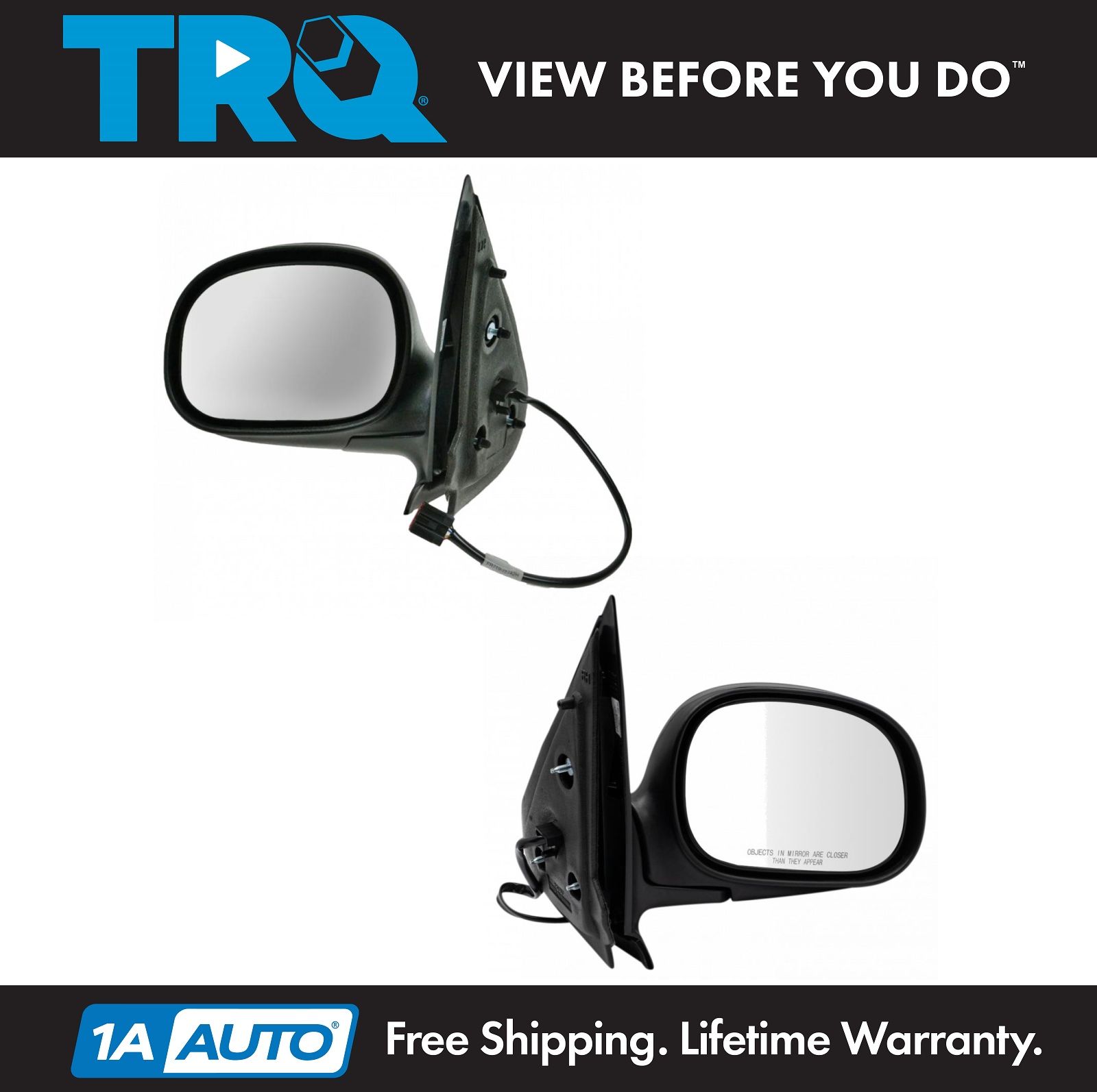 Heated 97-02 Ford Expedition Driver Side Mirror Replacement
