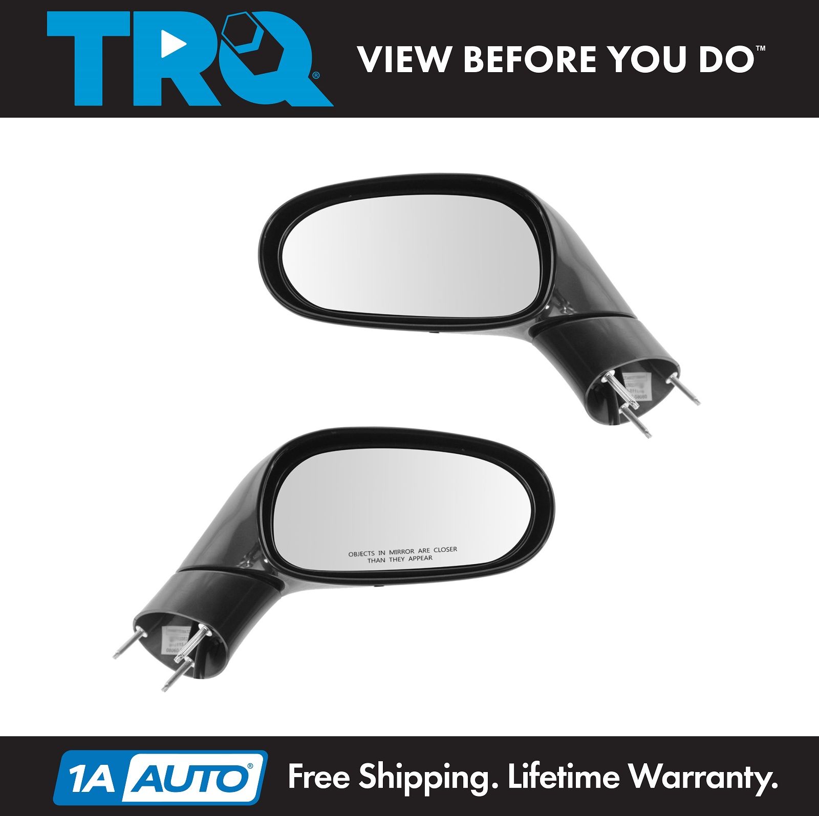 05-09 Equinox Power Non-Heat Folding Rear View Mirror Left /& Right Side SET PAIR