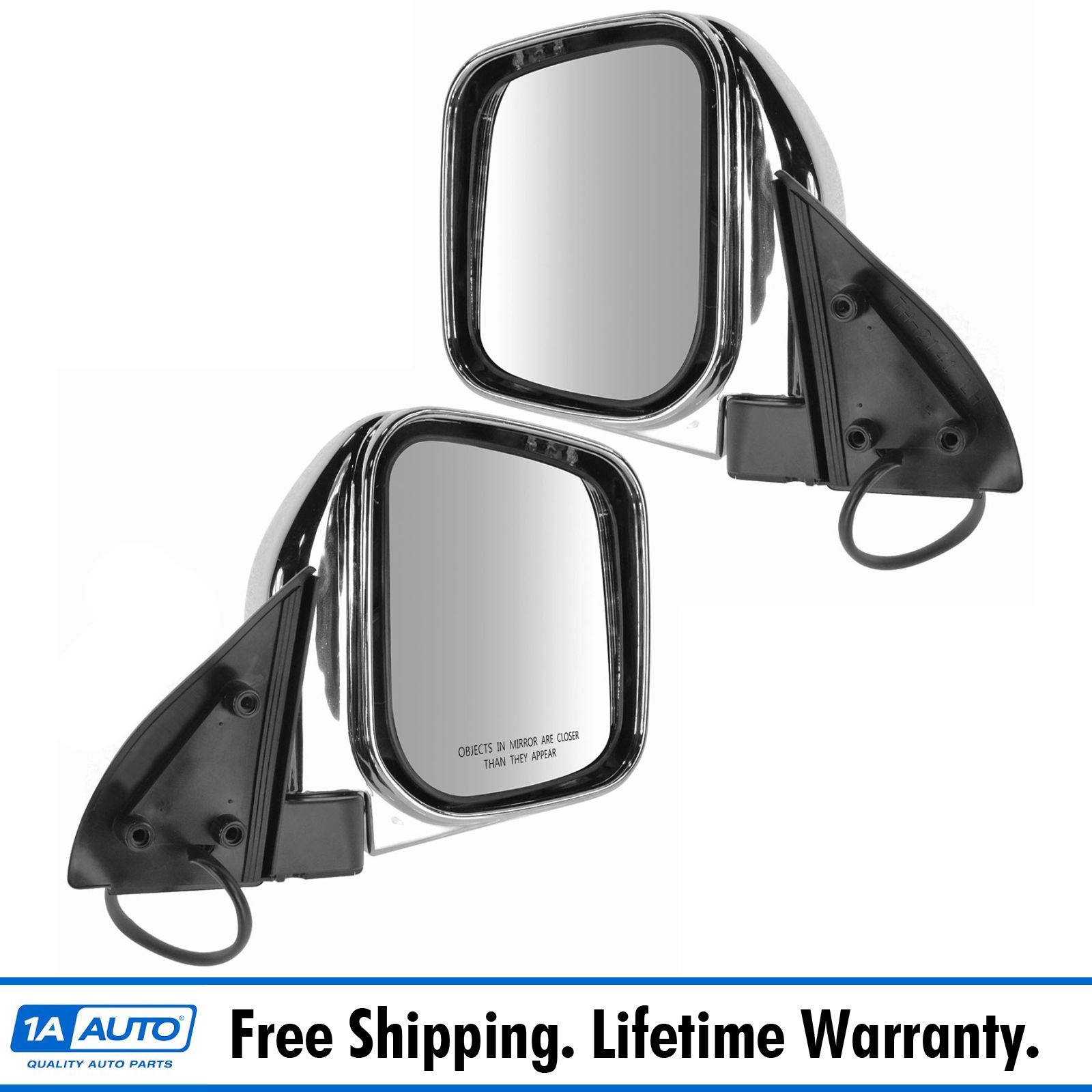 Power Non-Heated Folding Rear View Mirror Left Right Side SET PAIR For 07 Versa