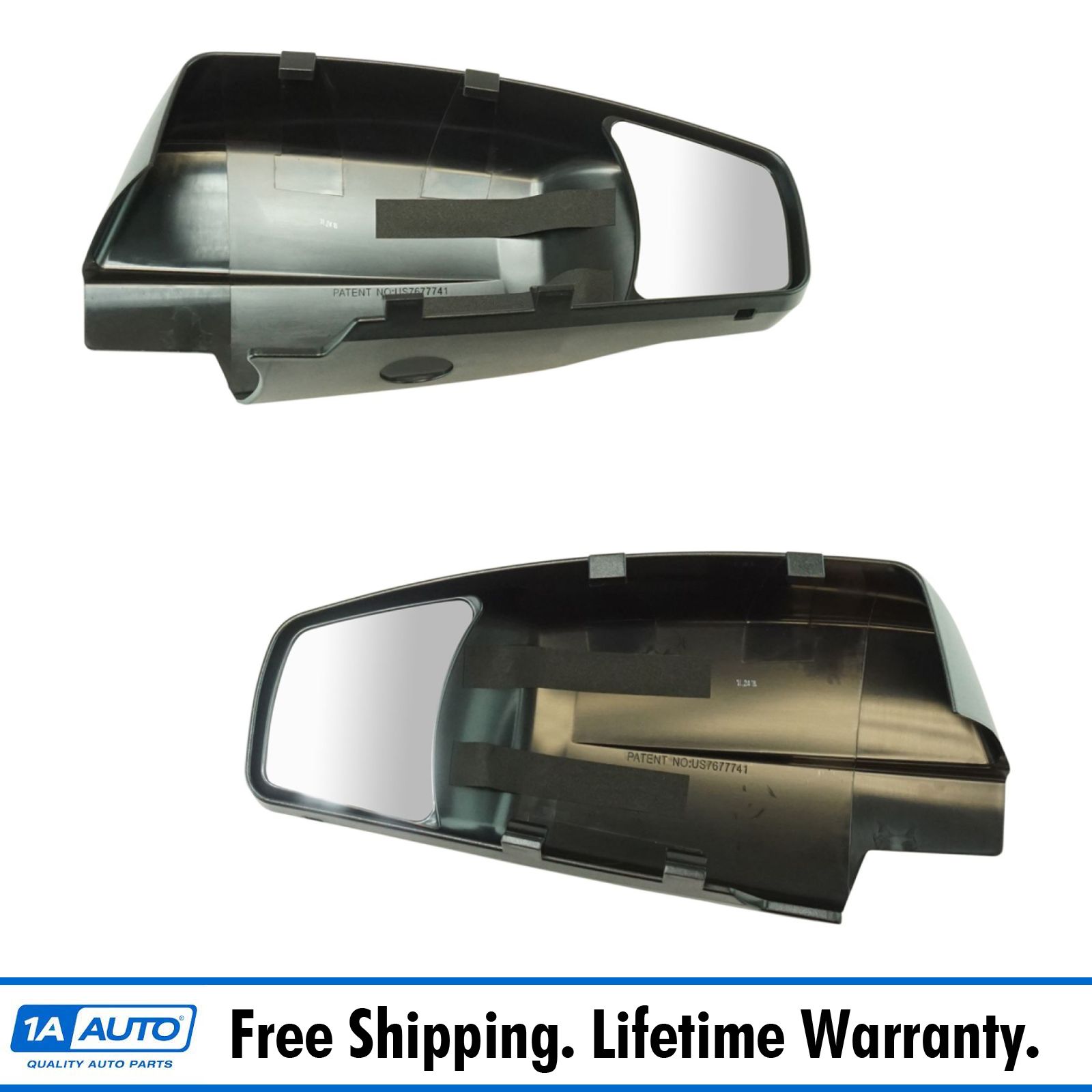 Clip On Mirror Extension Set Pair for Chevy Silverado GMC Sierra Truck