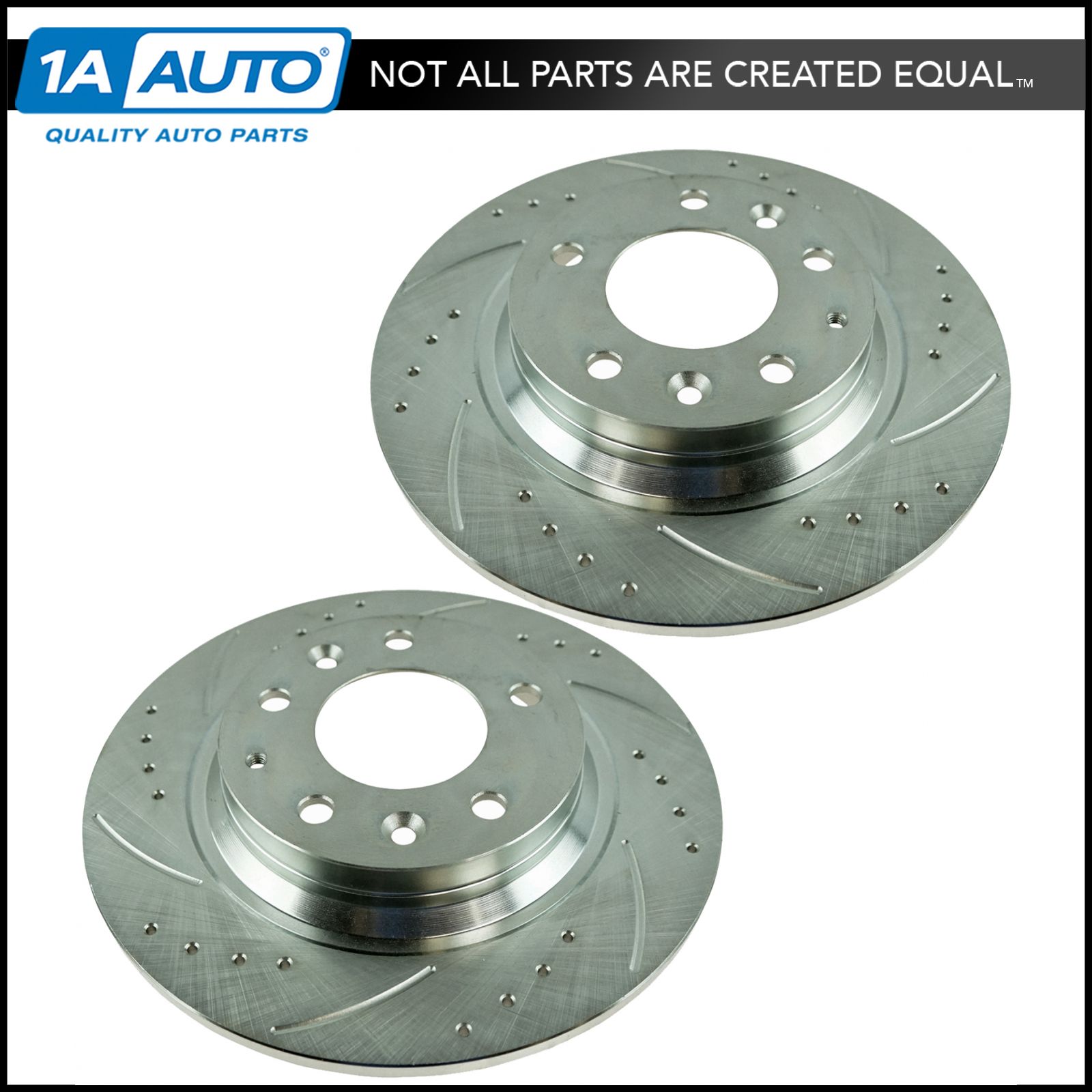 02-06 Nissan Altima Drilled Slotted Brake Rotors F+R