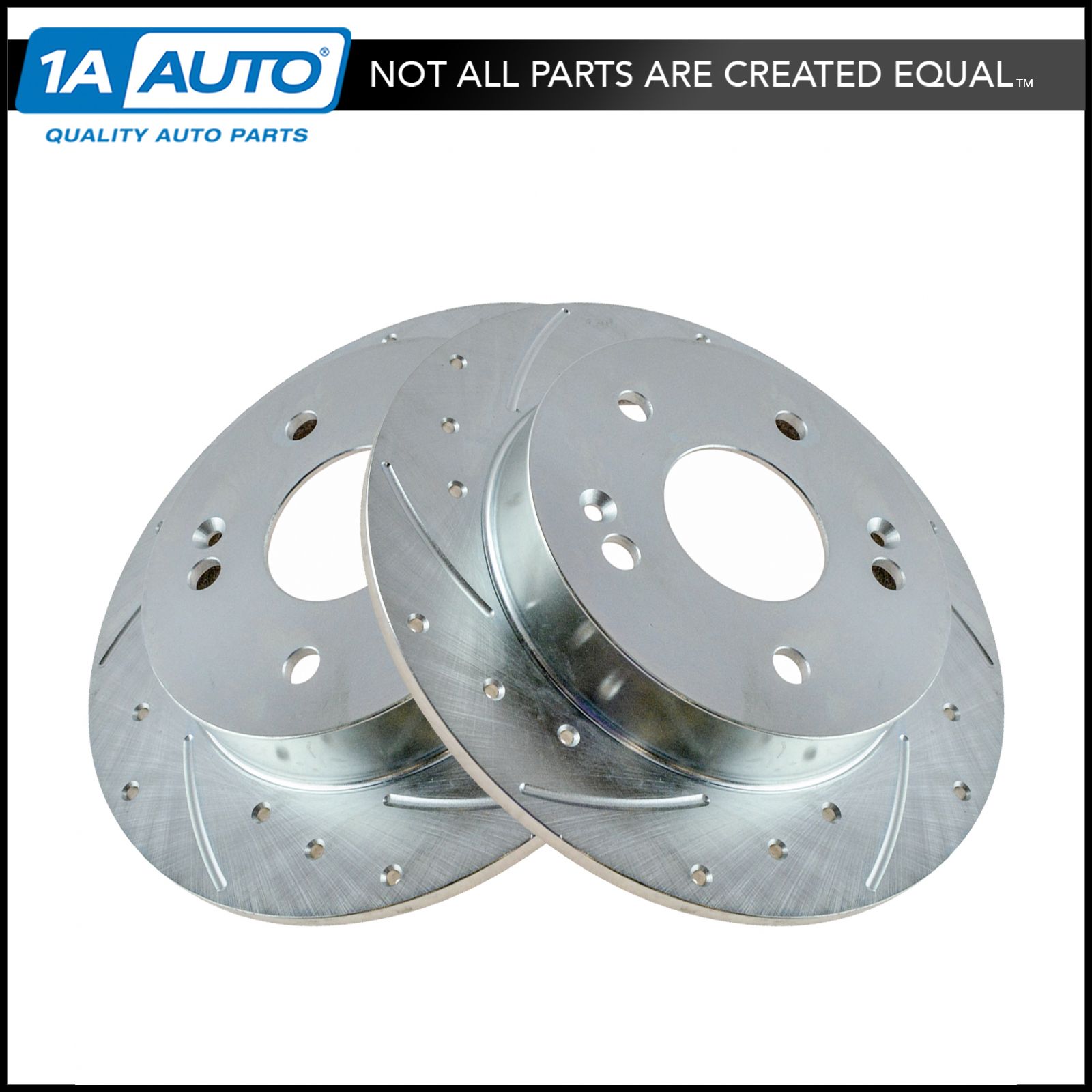 Front+Rear Kit 8 Ceramic Pads 5lug 4 Black Coated Cross-Drilled Disc Brake Rotors High-End Fits:- Jeep Dodge