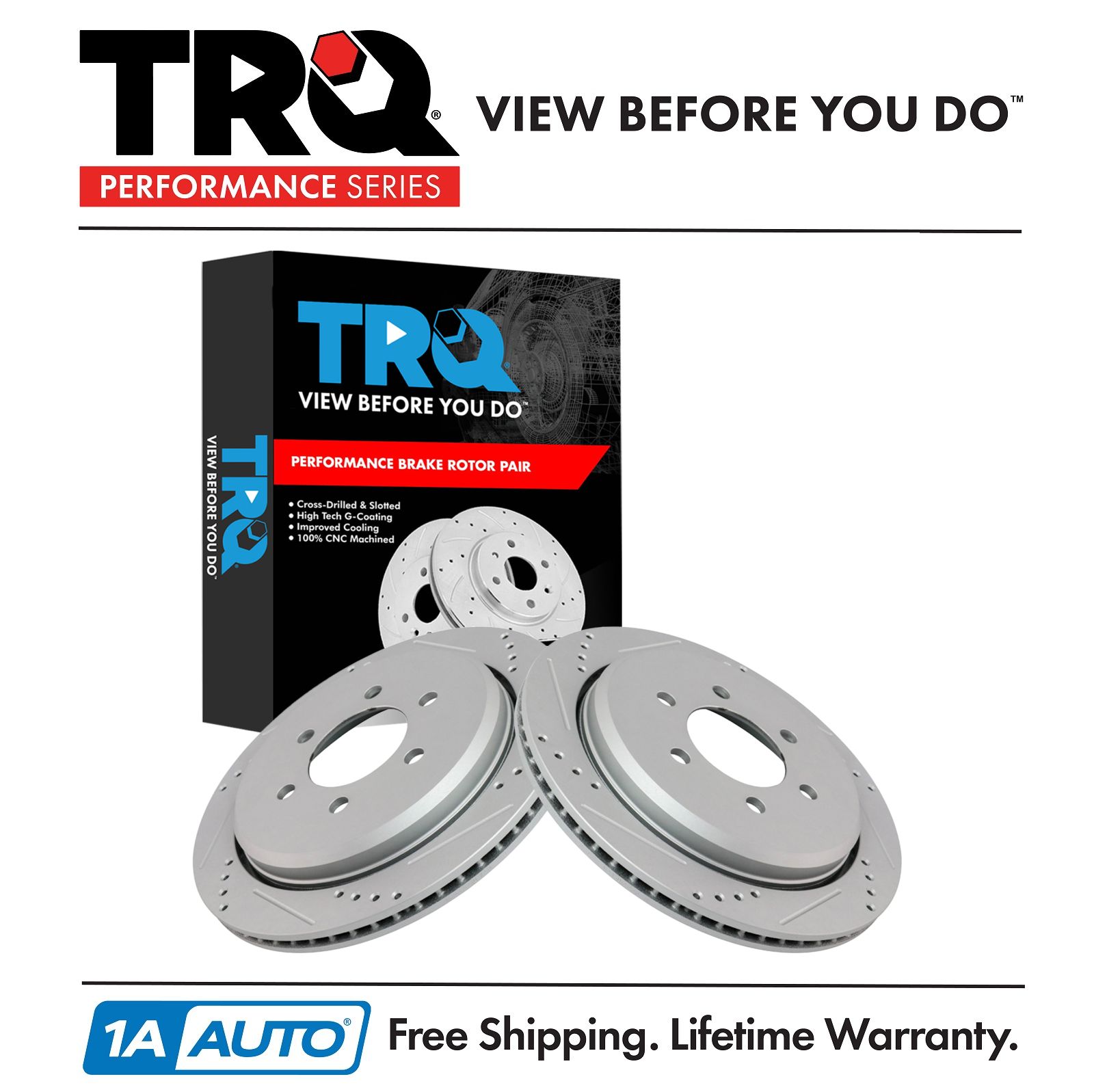 <b>2 Piece Brake Rotor Set</b>
