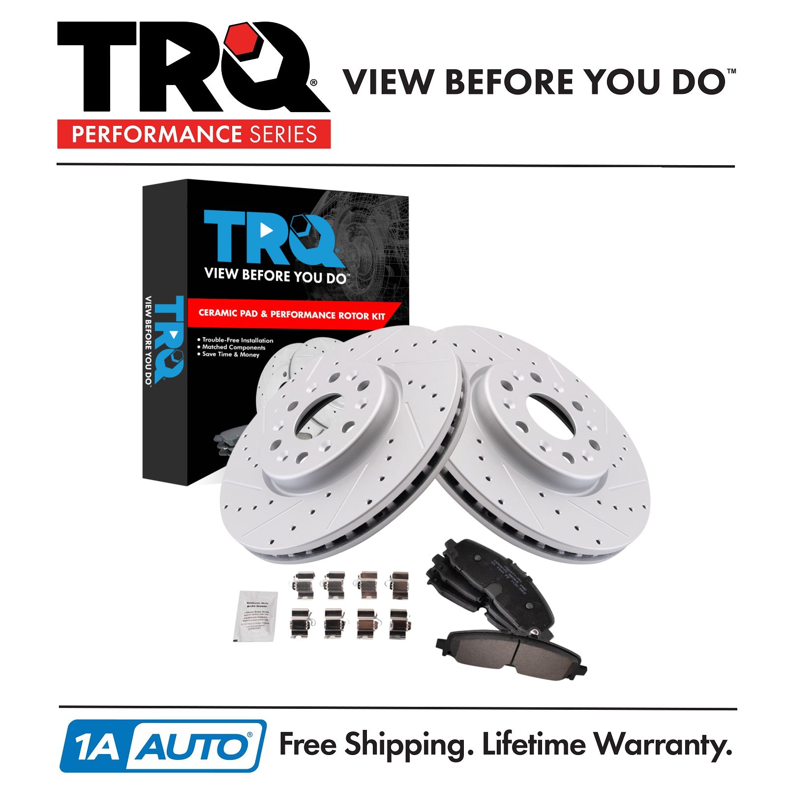 <b>Ceramic Brake Pad & Rotor Kit</b>