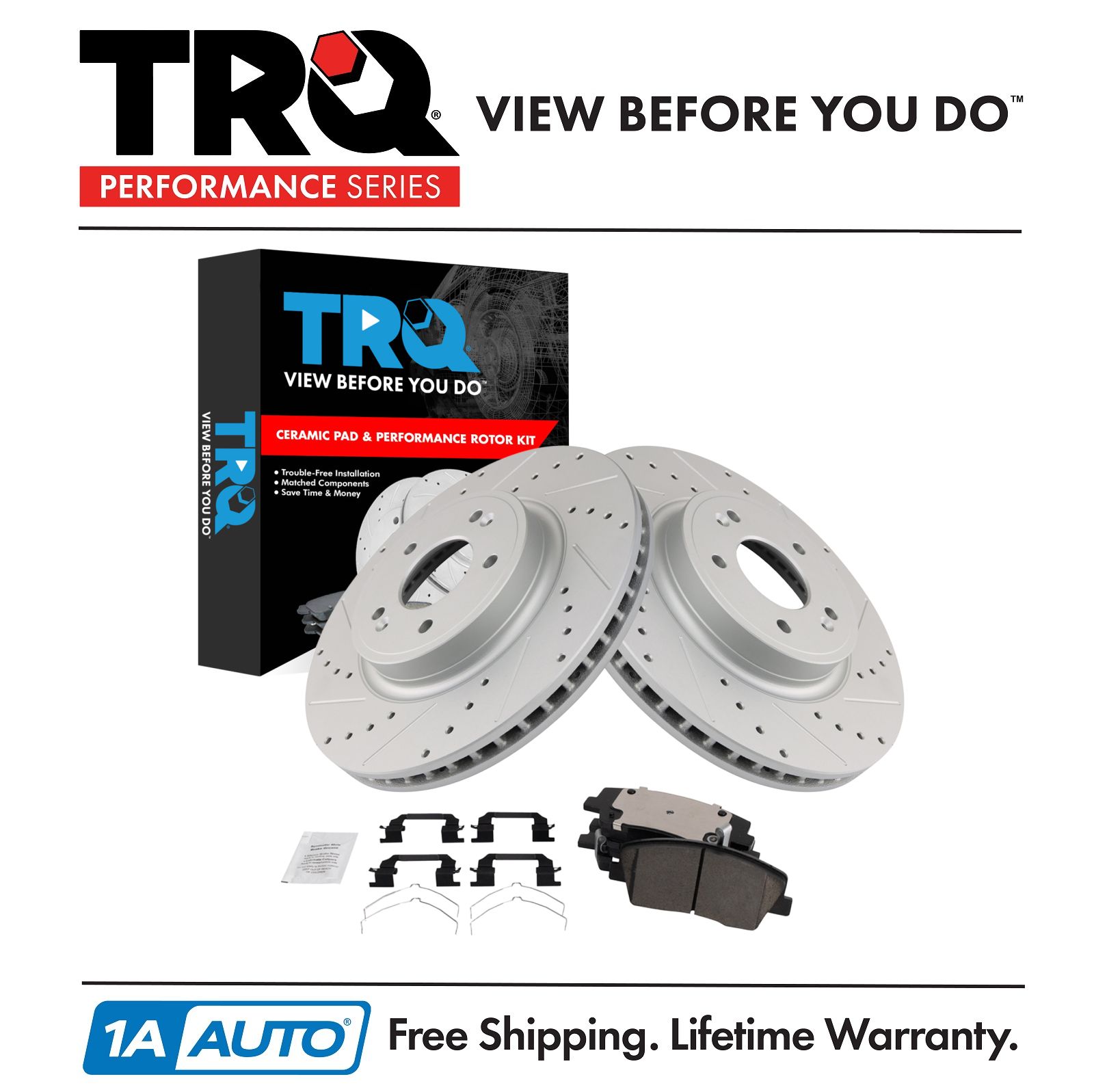 <b>Ceramic Brake Pad & Rotor Kit</b>